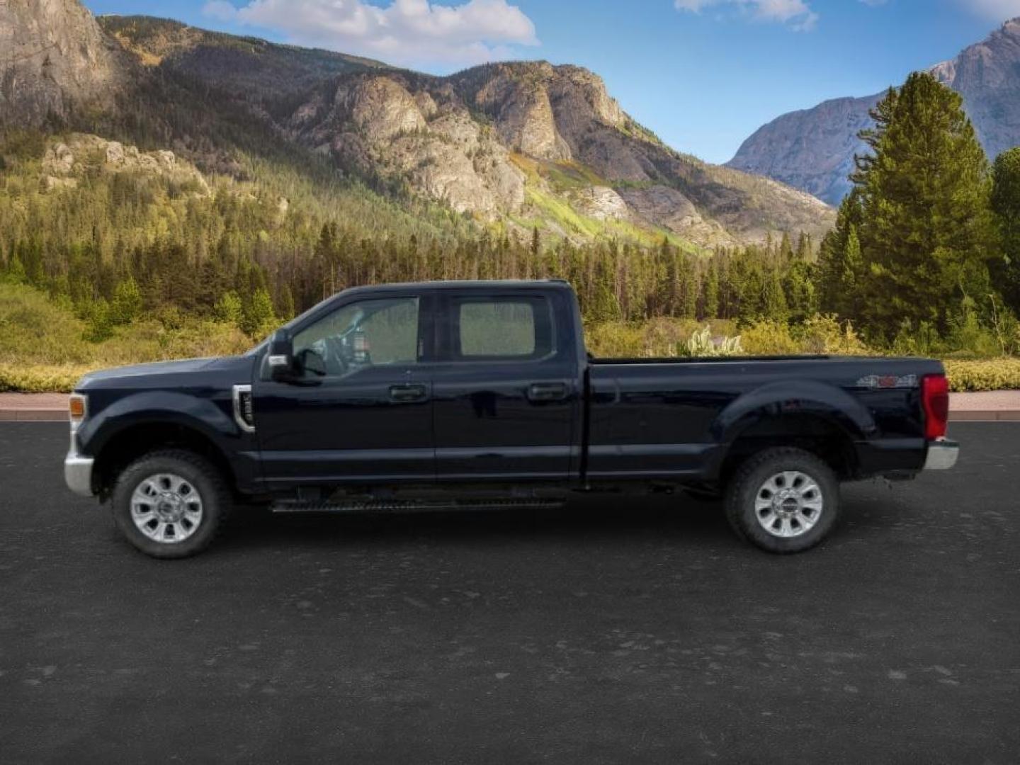 2021 BLUE /Medium Earth Gray Ford F-350 SD XLT Crew Cab Long Bed 4WD (1FT8W3B61ME) with an 6.2L V8 OHV 16V engine, 6-Speed Automatic transmission, located at 1235 N Woodruff Ave., Idaho Falls, 83401, (208) 523-1053, 43.507172, -112.000488 - At Timberline Auto, finding a great deal on your next vehicle is always easy! Our experienced sales staff's goal is to help find you the right vehicle at the right price! Our knowledgeable finance department has options for almost any credit score. We offer extended service contract options to prote - Photo#1