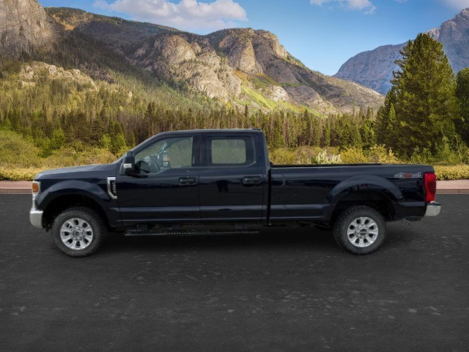 2021 BLUE /Medium Earth Gray Ford F-350 SD XLT Crew Cab Long Bed 4WD (1FT8W3B61ME) with an 6.2L V8 OHV 16V engine, 6-Speed Automatic transmission, located at 1235 N Woodruff Ave., Idaho Falls, 83401, (208) 523-1053, 43.507172, -112.000488 - At Timberline Auto, finding a great deal on your next vehicle is always easy! Our experienced sales staff's goal is to help find you the right vehicle at the right price! Our knowledgeable finance department has options for almost any credit score. We offer extended service contract options to prote- Photo#1