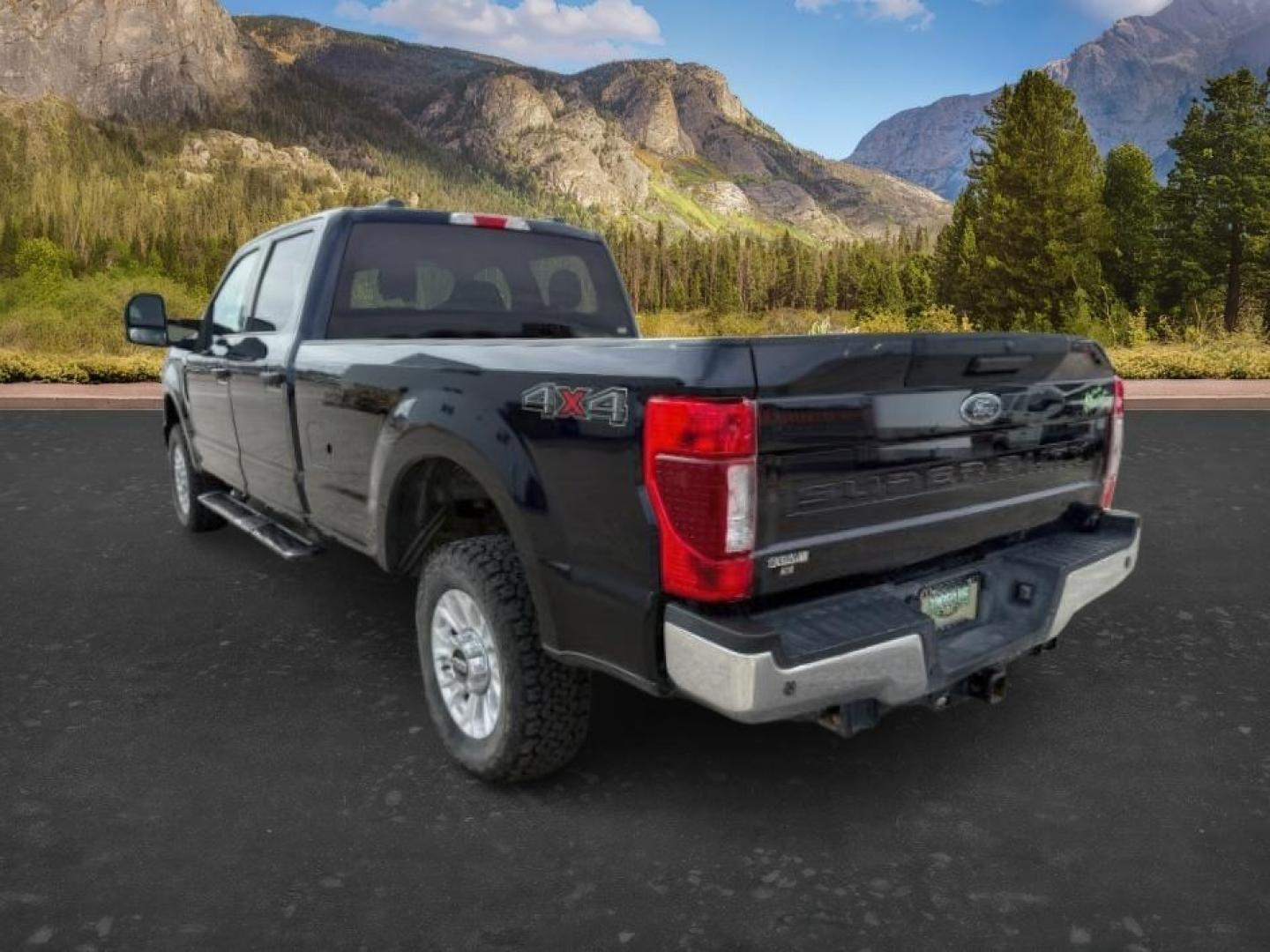 2021 BLUE /Medium Earth Gray Ford F-350 SD XLT Crew Cab Long Bed 4WD (1FT8W3B61ME) with an 6.2L V8 OHV 16V engine, 6-Speed Automatic transmission, located at 1235 N Woodruff Ave., Idaho Falls, 83401, (208) 523-1053, 43.507172, -112.000488 - At Timberline Auto, finding a great deal on your next vehicle is always easy! Our experienced sales staff's goal is to help find you the right vehicle at the right price! Our knowledgeable finance department has options for almost any credit score. We offer extended service contract options to prote - Photo#2