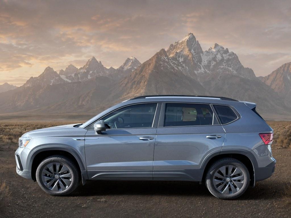 2023 Platinum Gray Metallic /Gray/Black Volkswagen Taos S (3VVCX7B23PM) with an 4 Cyl, 1.5L engine, 8-speed automatic transmission, located at 1175 N Woodruff Ave, Idaho Falls, ID, 83401, 43.506901, -111.999657 - <b>Vehicle Details</b><br>Discover practical style and confidence in this pre-owned 2023 Volkswagen Taos S, now available in Idaho Falls, ID. With only 5,698 miles, this SUV offers low mileage and a like-new feel for drivers seeking modern features and everyday versatility. Powered by a 4-cylinder,- Photo#1