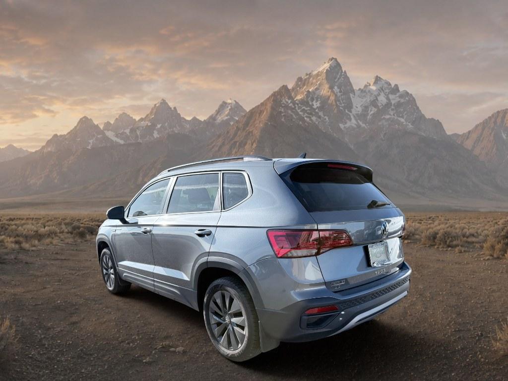 2023 Platinum Gray Metallic /Gray/Black Volkswagen Taos S (3VVCX7B23PM) with an 4 Cyl, 1.5L engine, 8-speed automatic transmission, located at 1175 N Woodruff Ave, Idaho Falls, ID, 83401, 43.506901, -111.999657 - <b>Vehicle Details</b><br>Discover practical style and confidence in this pre-owned 2023 Volkswagen Taos S, now available in Idaho Falls, ID. With only 5,698 miles, this SUV offers low mileage and a like-new feel for drivers seeking modern features and everyday versatility. Powered by a 4-cylinder,- Photo#2