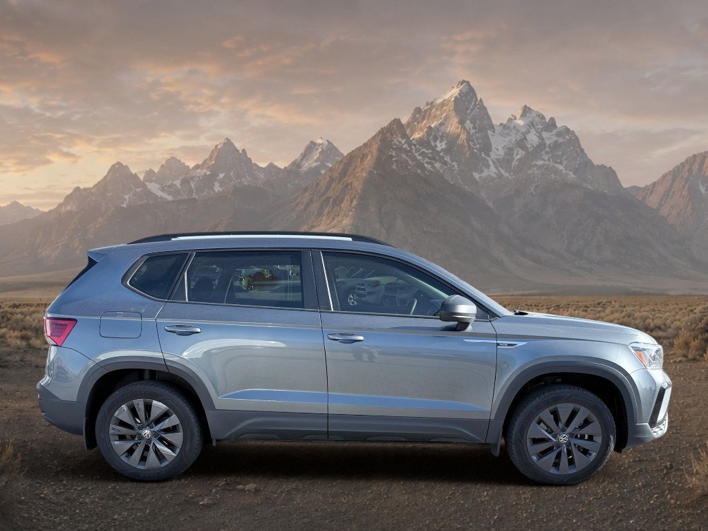 2023 Platinum Gray Metallic /Gray/Black Volkswagen Taos S (3VVCX7B23PM) with an 4 Cyl, 1.5L engine, 8-speed automatic transmission, located at 1175 N Woodruff Ave, Idaho Falls, ID, 83401, 43.506901, -111.999657 - <b>Vehicle Details</b><br>Discover practical style and confidence in this pre-owned 2023 Volkswagen Taos S, now available in Idaho Falls, ID. With only 5,698 miles, this SUV offers low mileage and a like-new feel for drivers seeking modern features and everyday versatility. Powered by a 4-cylinder,- Photo#5