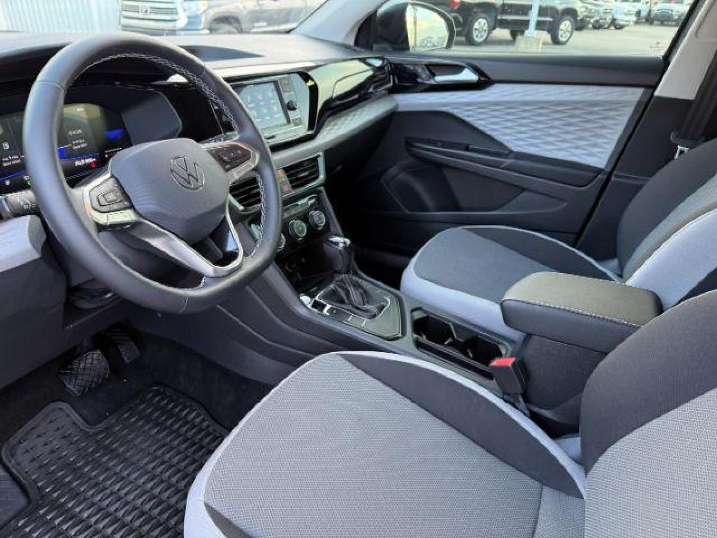 2023 GRAY /Gray/Black Volkswagen Taos (3VVCX7B23PM) with an 15L I-4 gasoline direct injection engine, Automatic transmission, located at 1175 N Woodruff Ave, Idaho Falls, ID, 83401, 43.506901, -111.999657 - At Timberline Auto, finding a great deal on your next vehicle is always easy! Our experienced sales staff's goal is to help find you the right vehicle at the right price! Our knowledgeable finance department has options for almost any credit score. We offer extended service contract options to prote - Photo#40