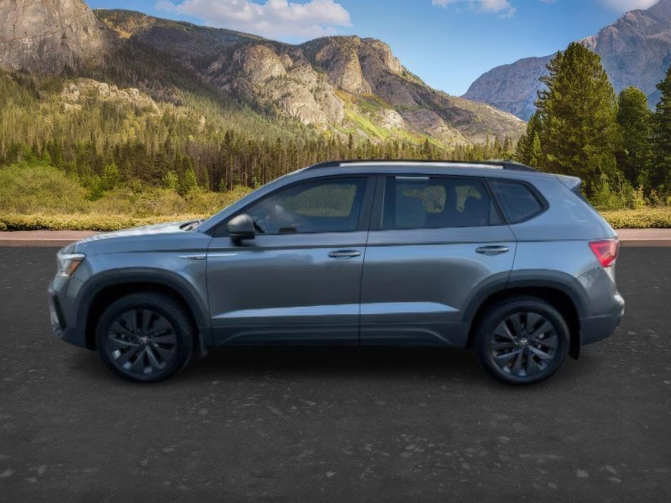 2023 GRAY /Gray/Black Volkswagen Taos 1.5T S (3VVCX7B23PM) with an 1.5L I-4 gasoline direct injection engine, AUTOMATIC transmission, located at 1235 N Woodruff Ave., Idaho Falls, 83401, (208) 523-1053, 43.507172, -112.000488 - At Timberline Auto, finding a great deal on your next vehicle is always easy! Our experienced sales staff's goal is to help find you the right vehicle at the right price! Our knowledgeable finance department has options for almost any credit score. We offer extended service contract options to prote - Photo#1