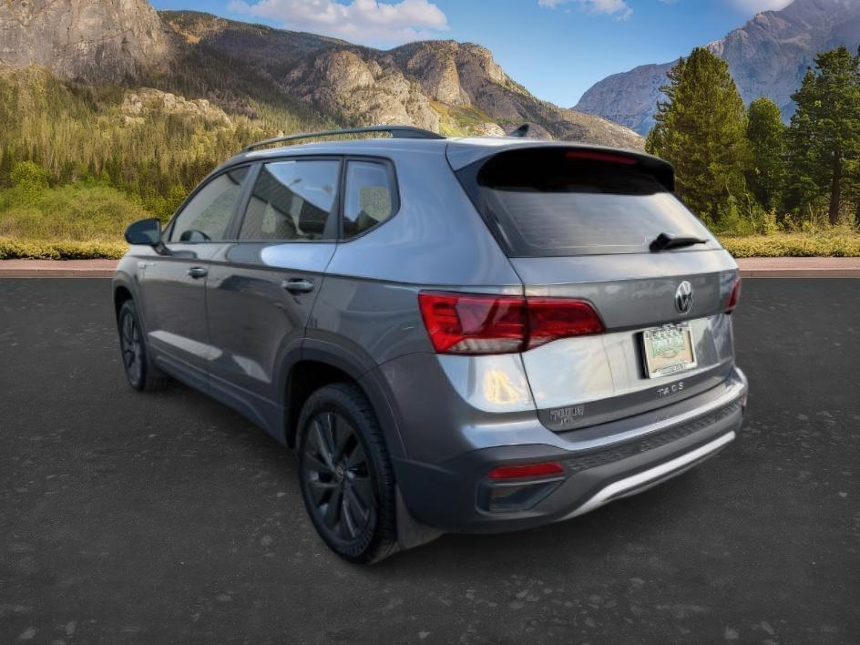 2023 GRAY /Gray/Black Volkswagen Taos 1.5T S (3VVCX7B23PM) with an 1.5L I-4 gasoline direct injection engine, AUTOMATIC transmission, located at 1235 N Woodruff Ave., Idaho Falls, 83401, (208) 523-1053, 43.507172, -112.000488 - At Timberline Auto, finding a great deal on your next vehicle is always easy! Our experienced sales staff's goal is to help find you the right vehicle at the right price! Our knowledgeable finance department has options for almost any credit score. We offer extended service contract options to prote - Photo#2