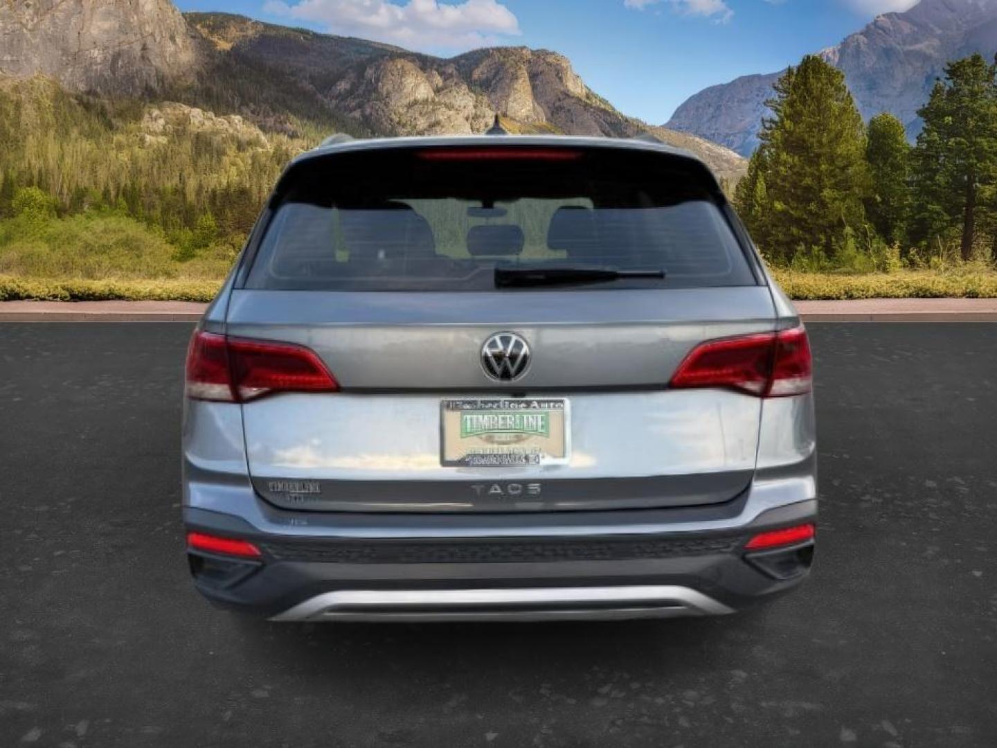 2023 GRAY /Gray/Black Volkswagen Taos (3VVCX7B23PM) with an 15L I-4 gasoline direct injection engine, Automatic transmission, located at 1175 N Woodruff Ave, Idaho Falls, ID, 83401, 43.506901, -111.999657 - At Timberline Auto, finding a great deal on your next vehicle is always easy! Our experienced sales staff's goal is to help find you the right vehicle at the right price! Our knowledgeable finance department has options for almost any credit score. We offer extended service contract options to prote - Photo#3