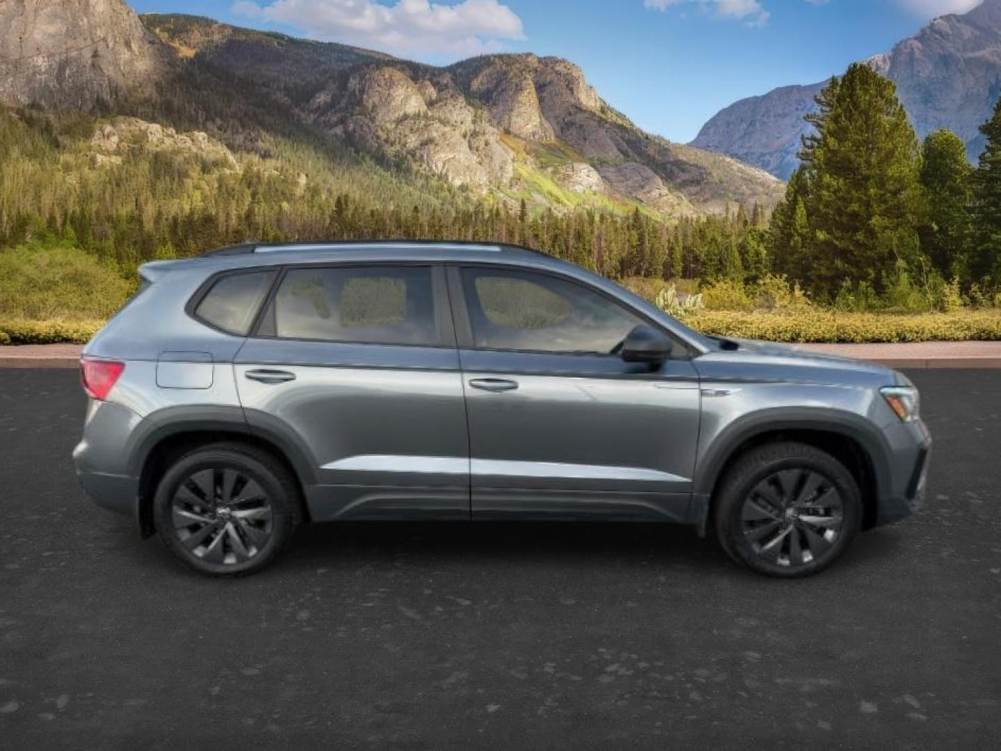 2023 GRAY /Gray/Black Volkswagen Taos (3VVCX7B23PM) with an 15L I-4 gasoline direct injection engine, Automatic transmission, located at 1175 N Woodruff Ave, Idaho Falls, ID, 83401, 43.506901, -111.999657 - At Timberline Auto, finding a great deal on your next vehicle is always easy! Our experienced sales staff's goal is to help find you the right vehicle at the right price! Our knowledgeable finance department has options for almost any credit score. We offer extended service contract options to prote - Photo#8
