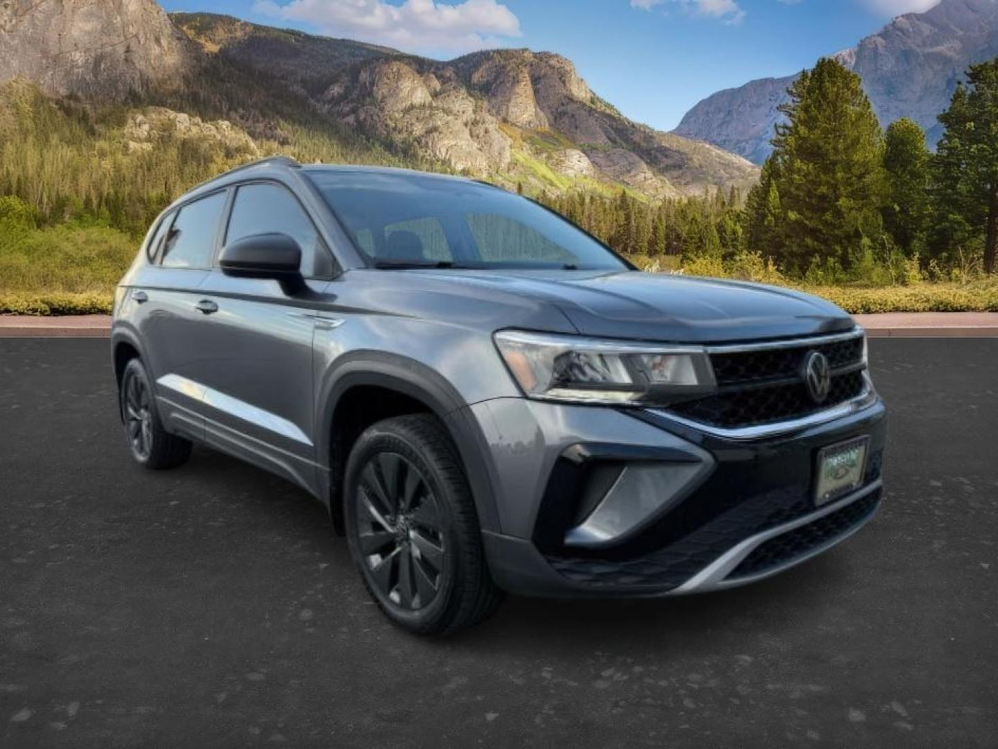 2023 GRAY /Gray/Black Volkswagen Taos (3VVCX7B23PM) with an 15L I-4 gasoline direct injection engine, Automatic transmission, located at 1175 N Woodruff Ave, Idaho Falls, ID, 83401, 43.506901, -111.999657 - At Timberline Auto, finding a great deal on your next vehicle is always easy! Our experienced sales staff's goal is to help find you the right vehicle at the right price! Our knowledgeable finance department has options for almost any credit score. We offer extended service contract options to prote - Photo#9