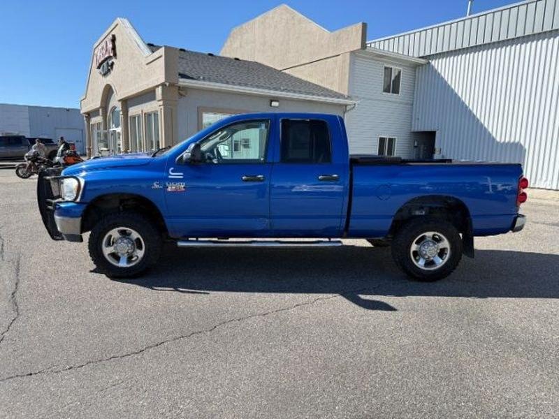 2008 Electric Blue Pearlcoat /Medium Slate Gray Dodge Ram Pickup SLT (3D7KS28A08G) with an 6 Cyl, 6.7L engine, 6-speed manual transmission, located at 1175 N Woodruff Ave, Idaho Falls, ID, 83401, 43.506901, -111.999657 - <b>Vehicle Details</b><br>Built for hard work and dependable performance, this 2008 Dodge Ram Pickup 2500 SLT is a strong choice for drivers who need capability, durability, and proven diesel power. Equipped with a 6 Cyl, 6.7L Diesel engine and 4WD, this heavy-duty Ram is ready for towing, hauling,- Photo#1