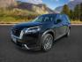 2022 Super Black /Charcoal Nissan Pathfinder (5N1DR3BAXNC) with an 35L V-6 gasoline direct injection engine, Automatic transmission, located at 1175 N Woodruff Ave, Idaho Falls, ID, 83401, 43.506901, -111.999657 - At Timberline Auto, finding a great deal on your next vehicle is always easy! Our experienced sales staff's goal is to help find you the right vehicle at the right price! Our knowledgeable finance department has options for almost any credit score. We offer extended service contract options to prote - Photo#0