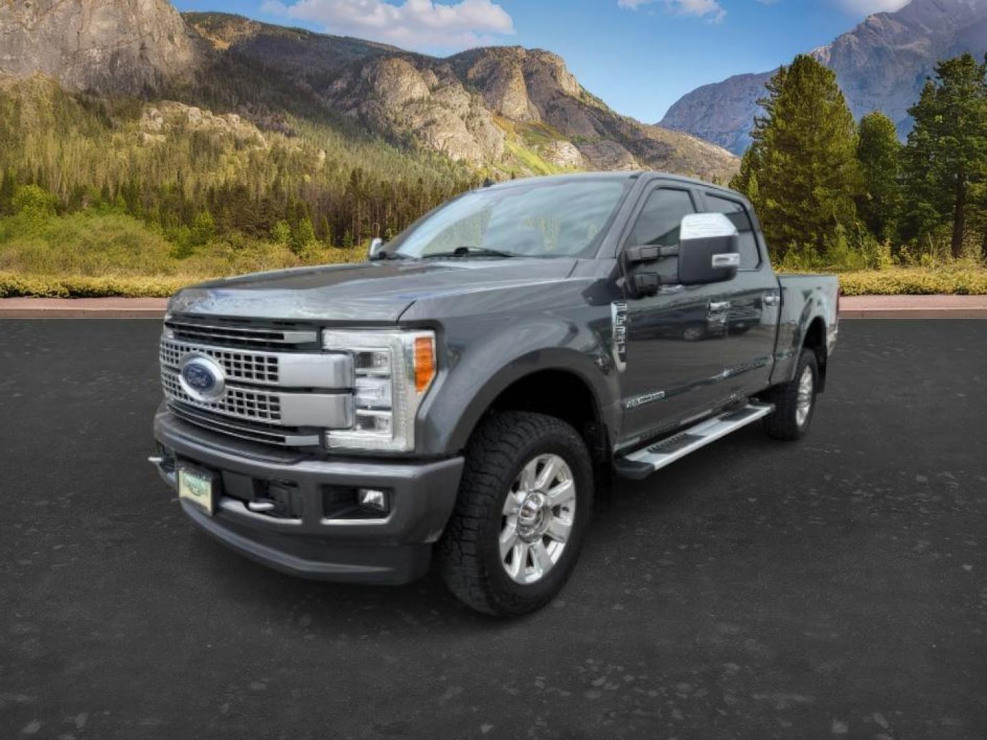 2019 GRAY /Black Ford F-350 Platinum (1FT8W3BT6KE) with an Powerstroke 6.7L V-8 diesel direct injection engine, AUTOMATIC transmission, located at 1235 N Woodruff Ave., Idaho Falls, 83401, (208) 523-1053, 43.507172, -112.000488 - At Timberline Auto, finding a great deal on your next vehicle is always easy! Our experienced sales staff's goal is to help find you the right vehicle at the right price! Our knowledgeable finance department has options for almost any credit score. We offer extended service contract options to prote - Photo#0