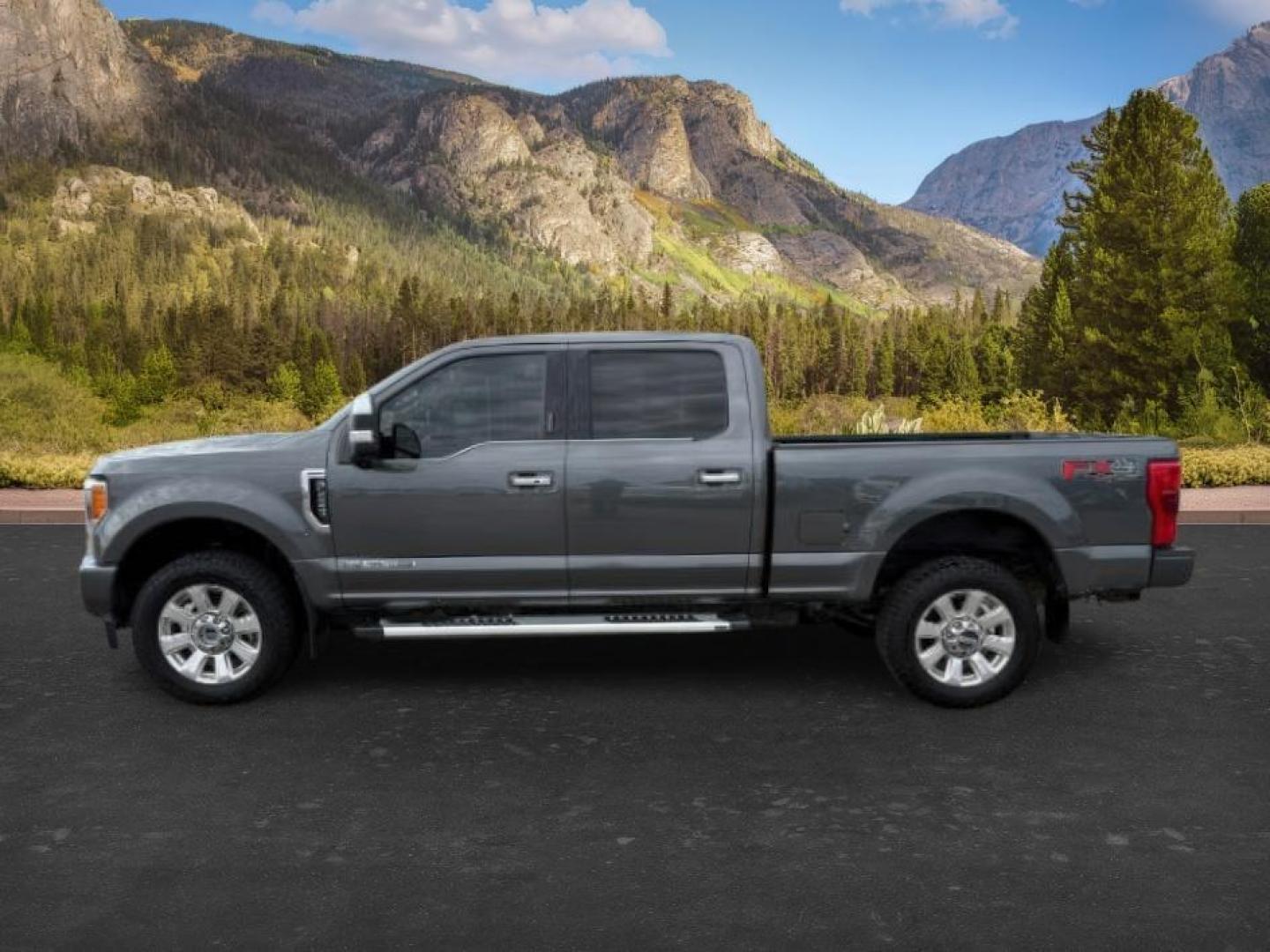 2019 GRAY /Black Ford F-350 Platinum (1FT8W3BT6KE) with an Powerstroke 6.7L V-8 diesel direct injection engine, AUTOMATIC transmission, located at 1235 N Woodruff Ave., Idaho Falls, 83401, (208) 523-1053, 43.507172, -112.000488 - At Timberline Auto, finding a great deal on your next vehicle is always easy! Our experienced sales staff's goal is to help find you the right vehicle at the right price! Our knowledgeable finance department has options for almost any credit score. We offer extended service contract options to prote - Photo#1
