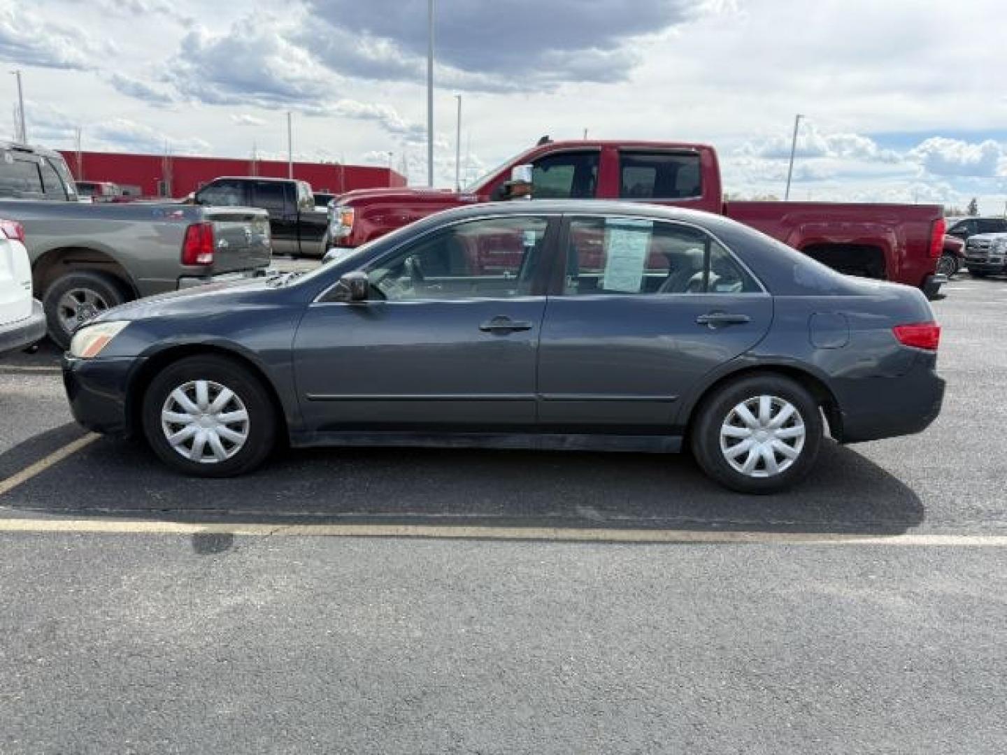 2005 GRAY /Black Cloth Interior Honda Accord (JHMCM56405C) with an 24L L4 DOHC 16V engine, Automatic transmission, located at 1175 N Woodruff Ave, Idaho Falls, ID, 83401, 43.506901, -111.999657 - At Timberline Auto, finding a great deal on your next vehicle is always easy! Our experienced sales staff's goal is to help find you the right vehicle at the right price! Our knowledgeable finance department has options for almost any credit score. We offer extended service contract options to prote - Photo#0