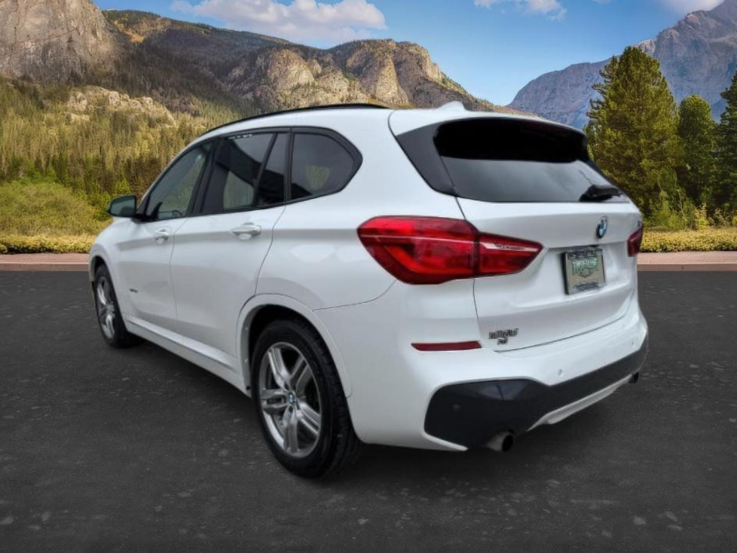 2016 WHITE /Black BMW X1 (WBXHT3C37G5) with an 2L I-4 gasoline direct injection engine, Automatic transmission, located at 1175 N Woodruff Ave, Idaho Falls, ID, 83401, 43.506901, -111.999657 - Photo#2