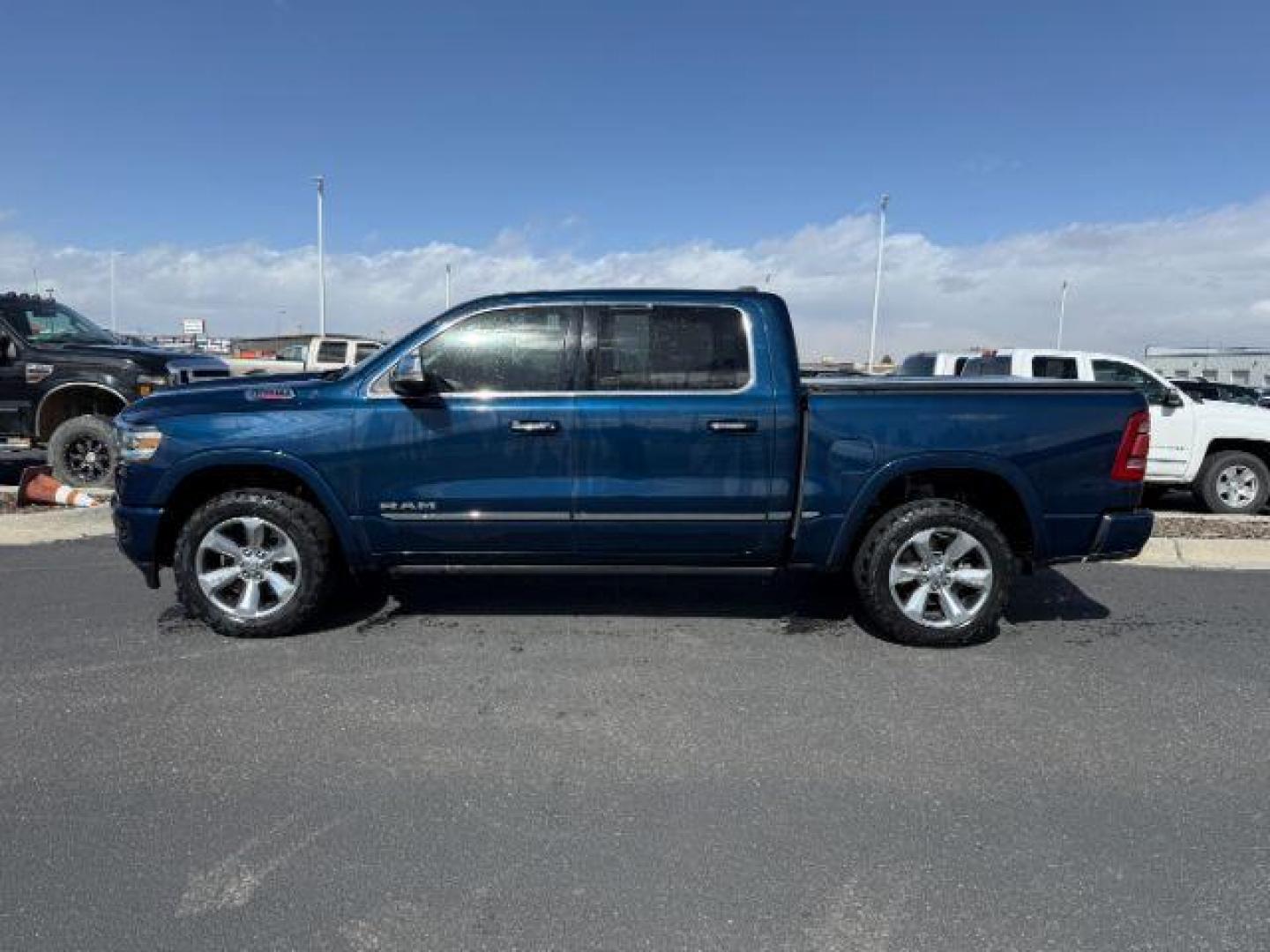 2021 BLUE /LEATHER Ram 1500 (1C6SRFHM4MN) with an 30L engine, Automatic transmission, located at 1175 N Woodruff Ave, Idaho Falls, ID, 83401, 43.506901, -111.999657 - At Timberline Auto, finding a great deal on your next vehicle is always easy! Our experienced sales staff's goal is to help find you the right vehicle at the right price! Our knowledgeable finance department has options for almost any credit score. We offer extended service contract options to prote - Photo#1