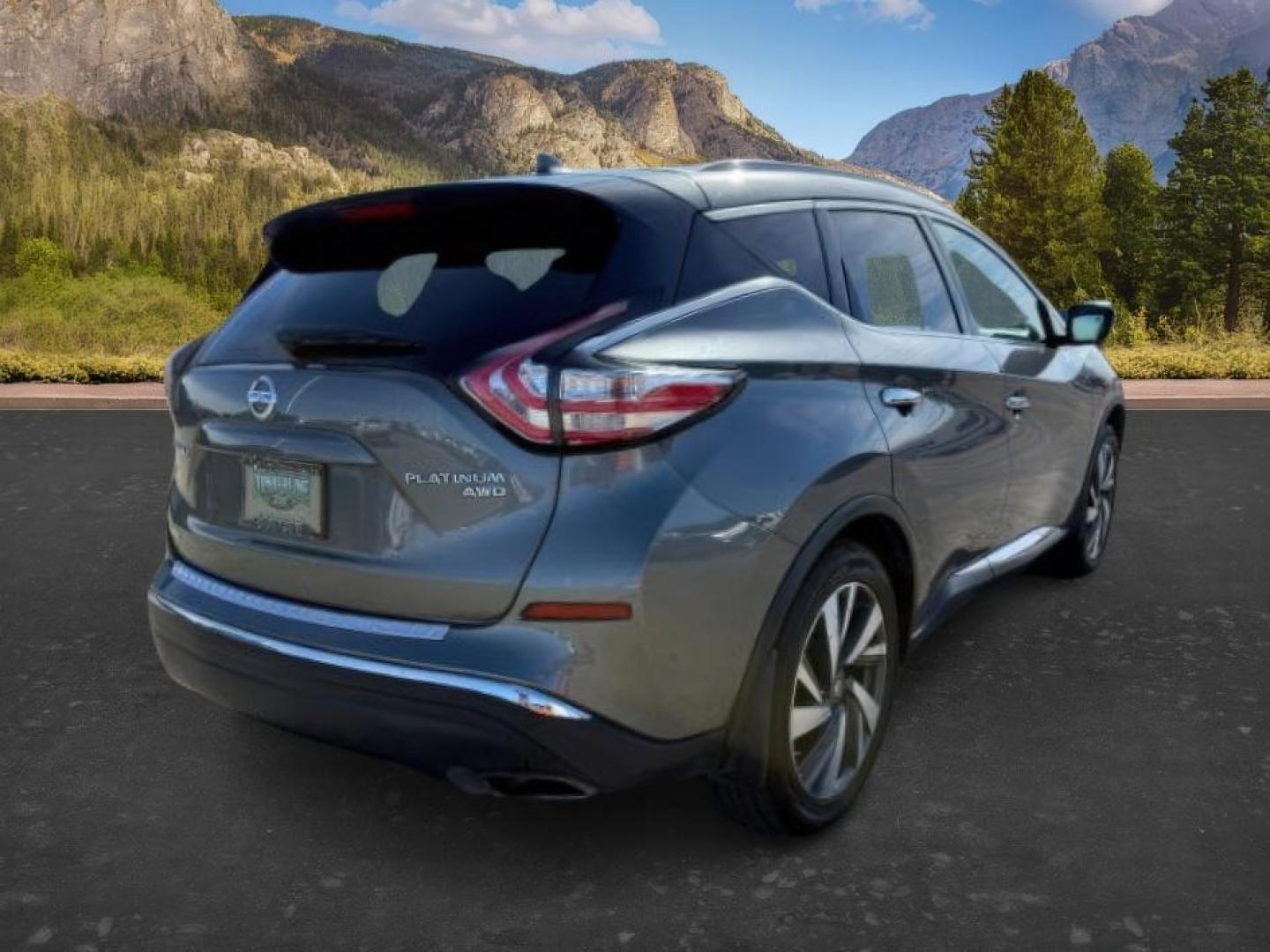 2018 GRAY /Graphite Nissan Murano (5N1AZ2MH0JN) with an 35L V-6 DOHC engine, Automatic transmission, located at 1175 N Woodruff Ave, Idaho Falls, ID, 83401, 43.506901, -111.999657 - At Timberline Auto, finding a great deal on your next vehicle is always easy! Our experienced sales staff's goal is to help find you the right vehicle at the right price! Our knowledgeable finance department has options for almost any credit score. We offer extended service contract options to prote - Photo#8