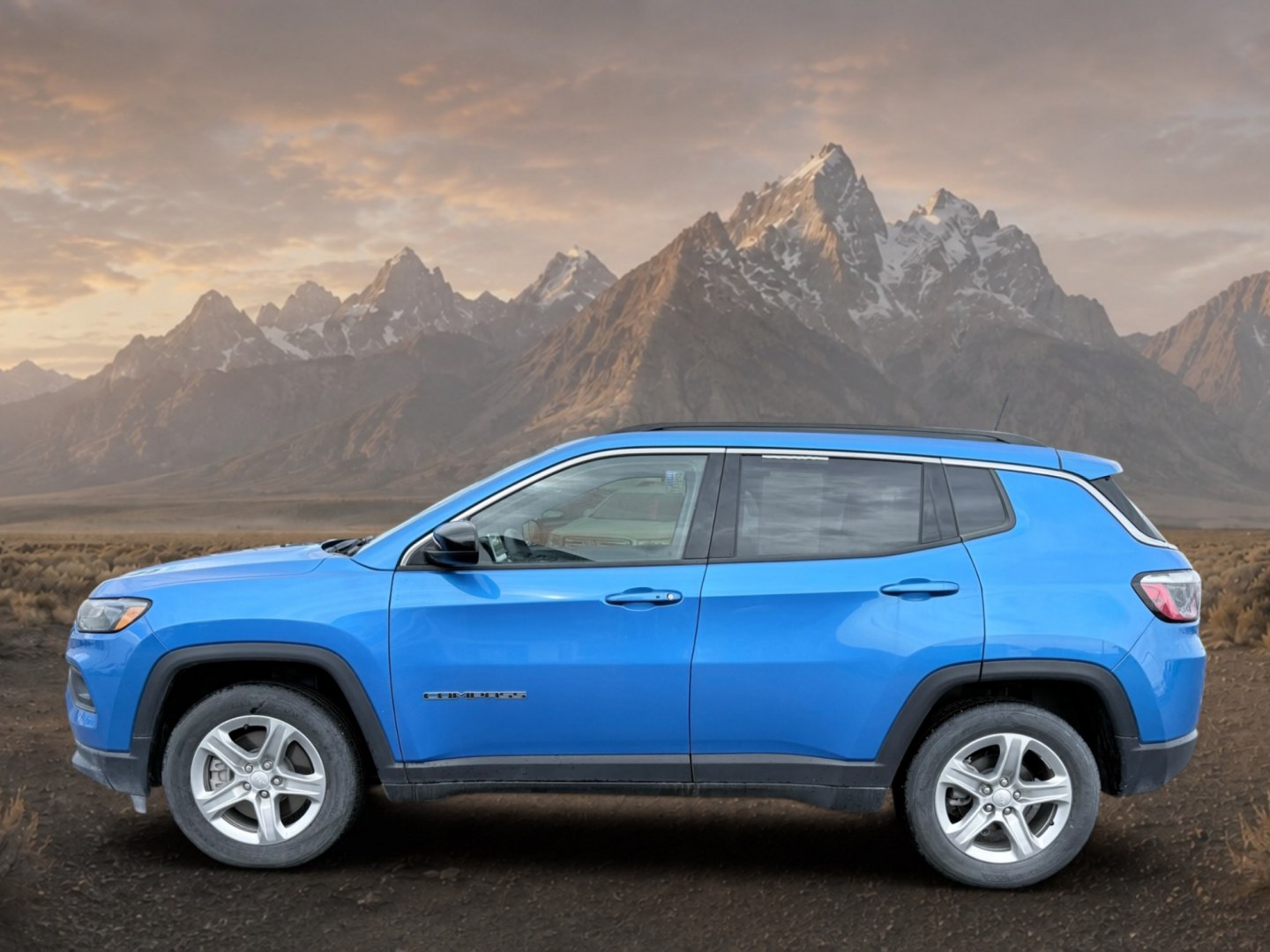2023 Laser Blue Pearlcoat /Black Jeep Compass Latitude (3C4NJDBN4PT) with an 4 Cyl, 2.0L engine, 8-speed automatic transmission, located at 1175 N Woodruff Ave, Idaho Falls, ID, 83401, 43.506901, -111.999657 - <b>Vehicle Details</b><br>Take on every drive with confidence in this pre-owned 2023 Jeep Compass Latitude, now available in Idaho Falls, ID. With just 21,795 miles, this low-mileage SUV offers the modern style, capability, and versatility drivers want in a compact adventure-ready package. Powered b- Photo#1