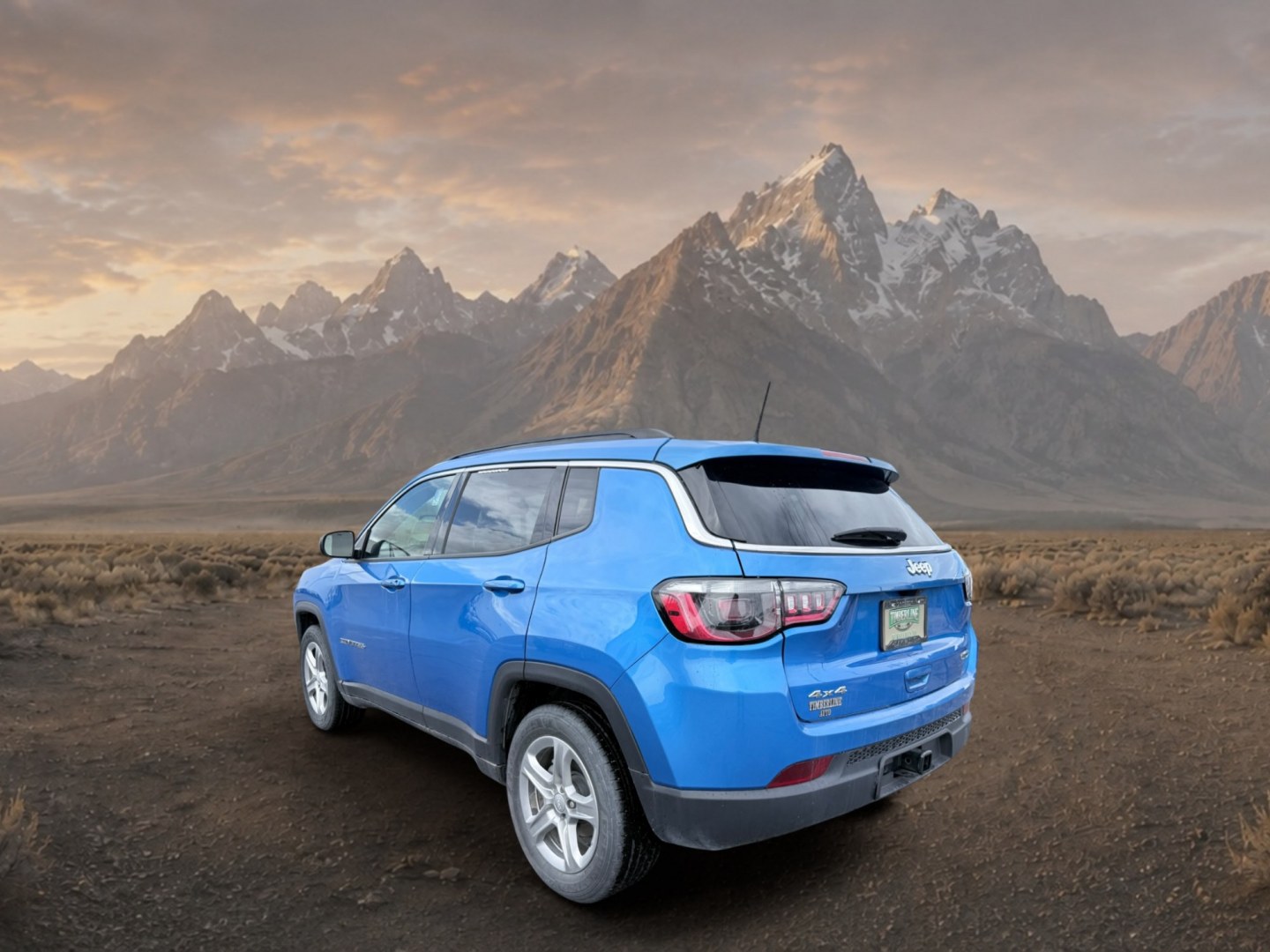 2023 Laser Blue Pearlcoat /Black Jeep Compass Latitude (3C4NJDBN4PT) with an 4 Cyl, 2.0L engine, 8-speed automatic transmission, located at 1175 N Woodruff Ave, Idaho Falls, ID, 83401, 43.506901, -111.999657 - <b>Vehicle Details</b><br>Take on every drive with confidence in this pre-owned 2023 Jeep Compass Latitude, now available in Idaho Falls, ID. With just 21,795 miles, this low-mileage SUV offers the modern style, capability, and versatility drivers want in a compact adventure-ready package. Powered b- Photo#2