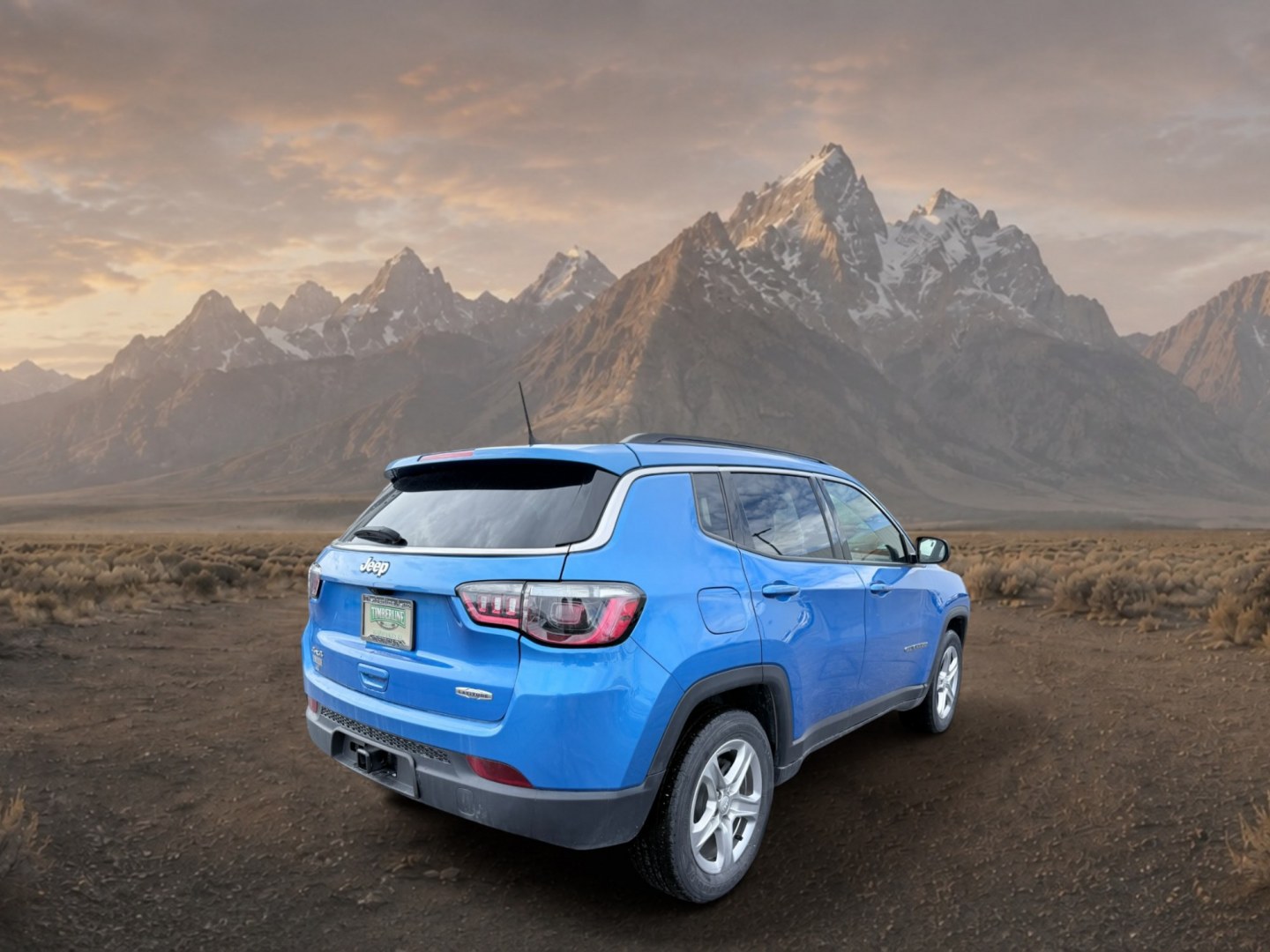 2023 Laser Blue Pearlcoat /Black Jeep Compass Latitude (3C4NJDBN4PT) with an 4 Cyl, 2.0L engine, 8-speed automatic transmission, located at 1175 N Woodruff Ave, Idaho Falls, ID, 83401, 43.506901, -111.999657 - <b>Vehicle Details</b><br>Take on every drive with confidence in this pre-owned 2023 Jeep Compass Latitude, now available in Idaho Falls, ID. With just 21,795 miles, this low-mileage SUV offers the modern style, capability, and versatility drivers want in a compact adventure-ready package. Powered b- Photo#4