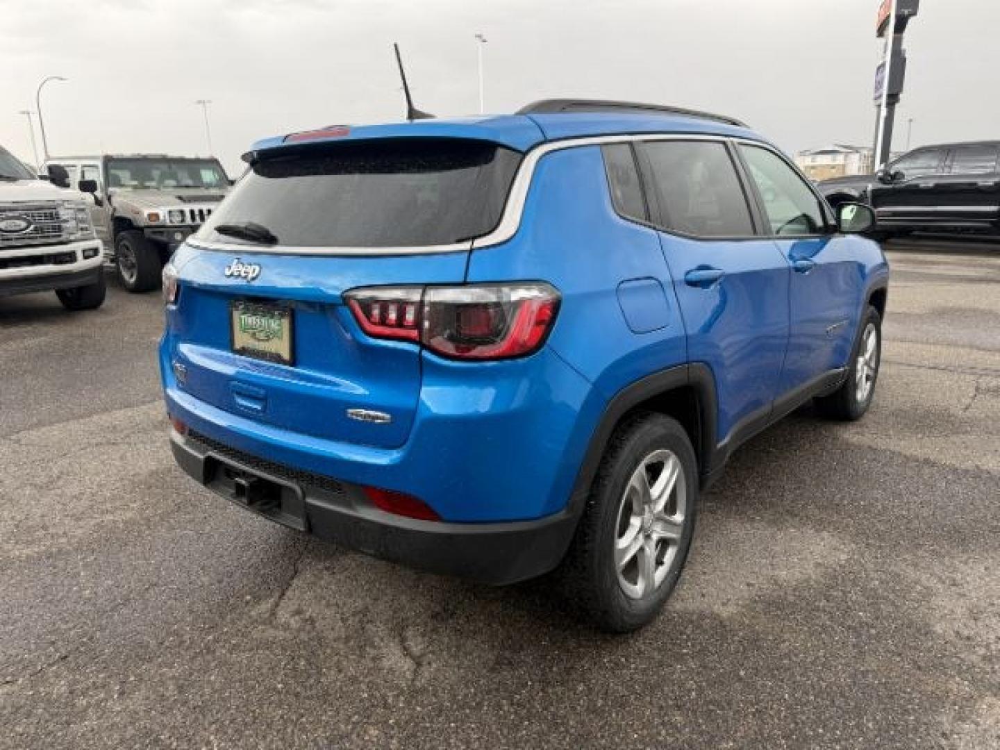 2023 BLUE /LEATHER Jeep Compass (3C4NJDBN4PT) with an 20L I4 TURBO engine, Automatic transmission, located at 1175 N Woodruff Ave, Idaho Falls, ID, 83401, 43.506901, -111.999657 - At Timberline Auto, finding a great deal on your next vehicle is always easy! Our experienced sales staff's goal is to help find you the right vehicle at the right price! Our knowledgeable finance department has options for almost any credit score. We offer extended service contract options to prote - Photo#36
