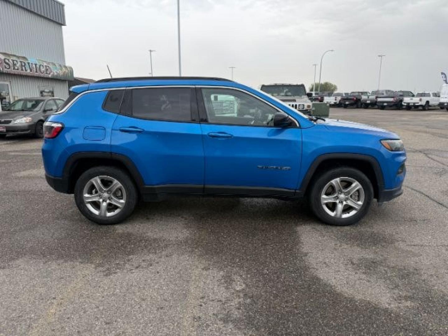 2023 BLUE /LEATHER Jeep Compass (3C4NJDBN4PT) with an 20L I4 TURBO engine, Automatic transmission, located at 1175 N Woodruff Ave, Idaho Falls, ID, 83401, 43.506901, -111.999657 - At Timberline Auto, finding a great deal on your next vehicle is always easy! Our experienced sales staff's goal is to help find you the right vehicle at the right price! Our knowledgeable finance department has options for almost any credit score. We offer extended service contract options to prote - Photo#37