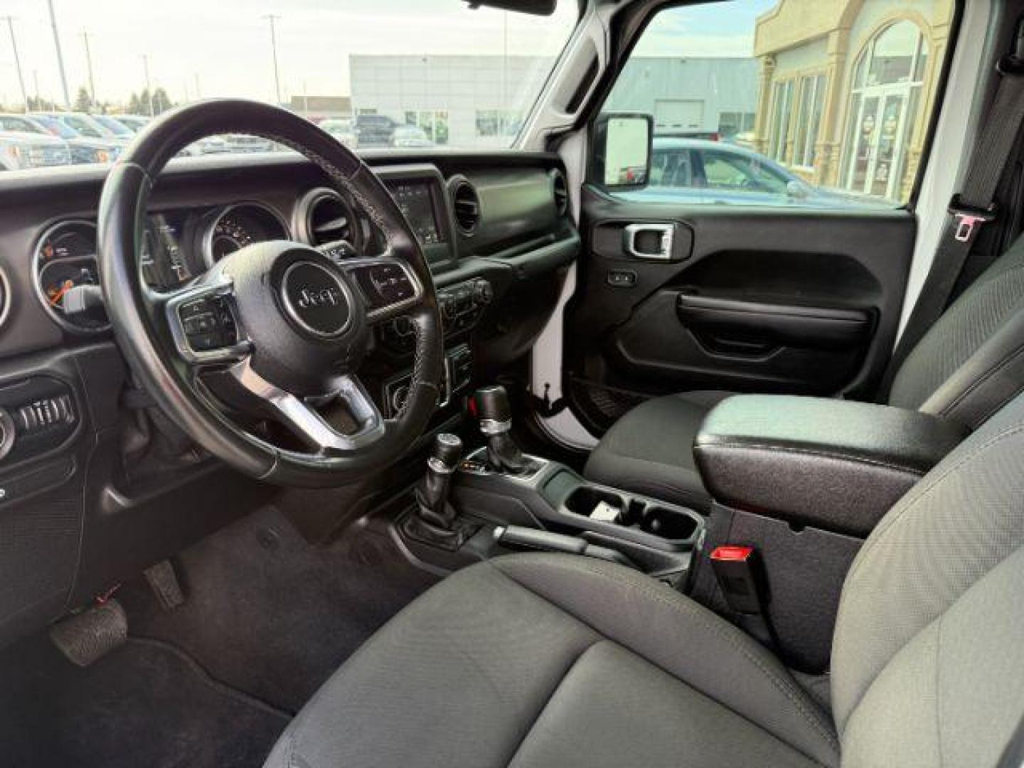 2020 WHITE /Black Jeep Gladiator Sport S 4x4 (1C6HJTAG9LL) with an 3.6L V-6 DOHC engine, AUTOMATIC transmission, located at 1235 N Woodruff Ave., Idaho Falls, 83401, (208) 523-1053, 43.507172, -112.000488 - At Timberline Auto, finding a great deal on your next vehicle is always easy! Our experienced sales staff's goal is to help find you the right vehicle at the right price! Our knowledgeable finance department has options for almost any credit score. We offer extended service contract options to prote - Photo#39