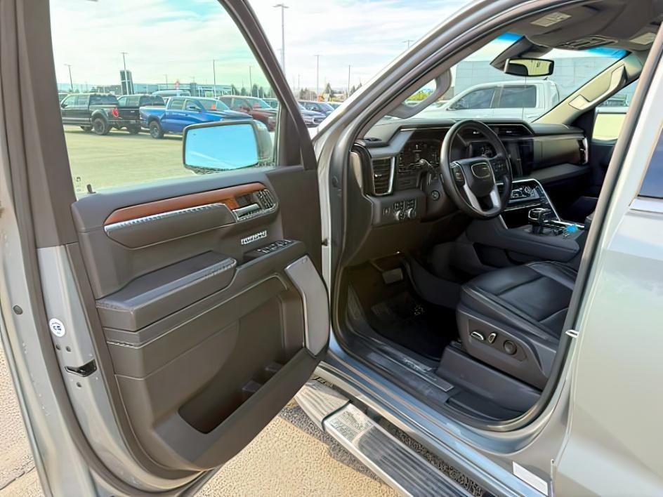 2023 Titanium Rush Metallic /Jet Black GMC Sierra Denali (1GTUUGED0PZ) with an V8, 5.3L engine, 10-speed automatic transmission, located at 1175 N Woodruff Ave, Idaho Falls, ID, 83401, 43.506901, -111.999657 - <b>Vehicle Details</b><br>Discover this pre-owned 2023 GMC Sierra 1500 Denali, a premium pickup that blends luxury comfort and proven capability. Powered by a V8, 5.3L Gasoline engine and equipped with 4WD, this GMC Sierra is built to handle Idaho roads, towing, and daily driving with confidence. In- Photo#45