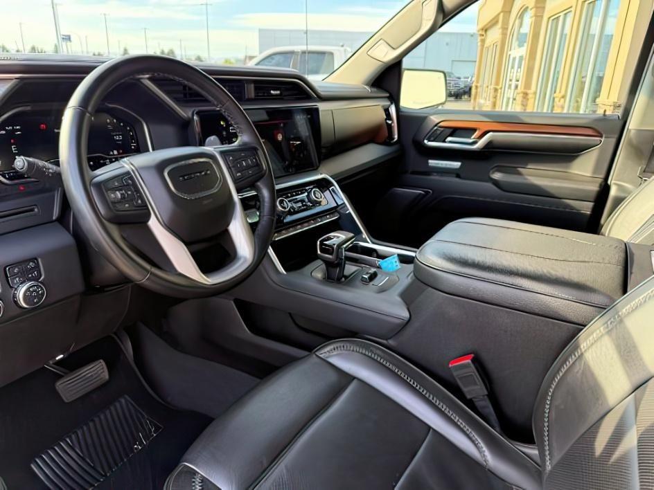 2023 Titanium Rush Metallic /Jet Black GMC Sierra Denali (1GTUUGED0PZ) with an V8, 5.3L engine, 10-speed automatic transmission, located at 1175 N Woodruff Ave, Idaho Falls, ID, 83401, 43.506901, -111.999657 - <b>Vehicle Details</b><br>Discover this pre-owned 2023 GMC Sierra 1500 Denali, a premium pickup that blends luxury comfort and proven capability. Powered by a V8, 5.3L Gasoline engine and equipped with 4WD, this GMC Sierra is built to handle Idaho roads, towing, and daily driving with confidence. In- Photo#47