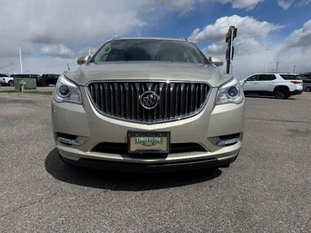 2014 GOLD /Ebony Buick Enclave Premium (5GAKVCKD8EJ) with an 3.6L V-6 gasoline direct injection engine, AUTOMATIC transmission, located at 1235 N Woodruff Ave., Idaho Falls, 83401, (208) 523-1053, 43.507172, -112.000488 - This 2014 Buick Enclave is a full-size SUV designed for comfortable family travel with spacious three-row seating and smooth road manners. Powered by a 3.6L V6 (VIN verified), it delivers balanced performance for daily driving, highway trips, and light towing needs. The ride is tuned for comfort, ma- Photo#41