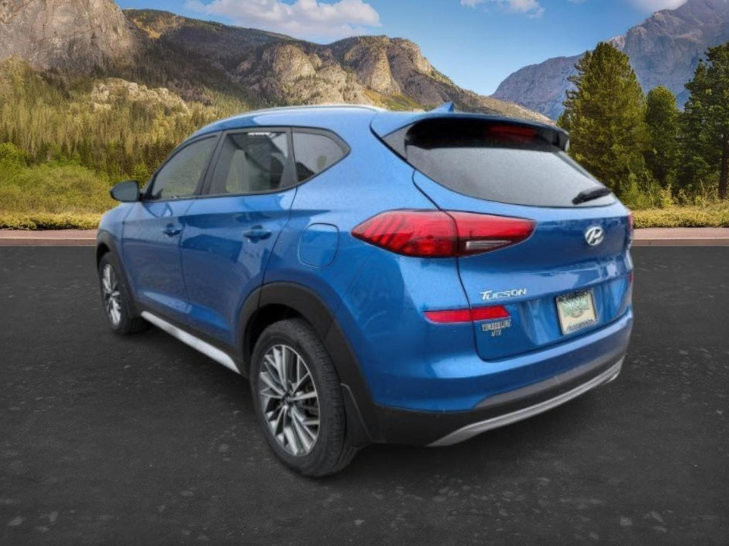 2019 BLUE /Black Hyundai Tucson (KM8J3CAL8KU) with an Theta 24L I-4 gasoline direct injection engine, Automatic transmission, located at 1175 N Woodruff Ave, Idaho Falls, ID, 83401, 43.506901, -111.999657 - At Timberline Auto, finding a great deal on your next vehicle is always easy! Our experienced sales staff's goal is to help find you the right vehicle at the right price! Our knowledgeable finance department has options for almost any credit score. We offer extended service contract options to prote - Photo#2