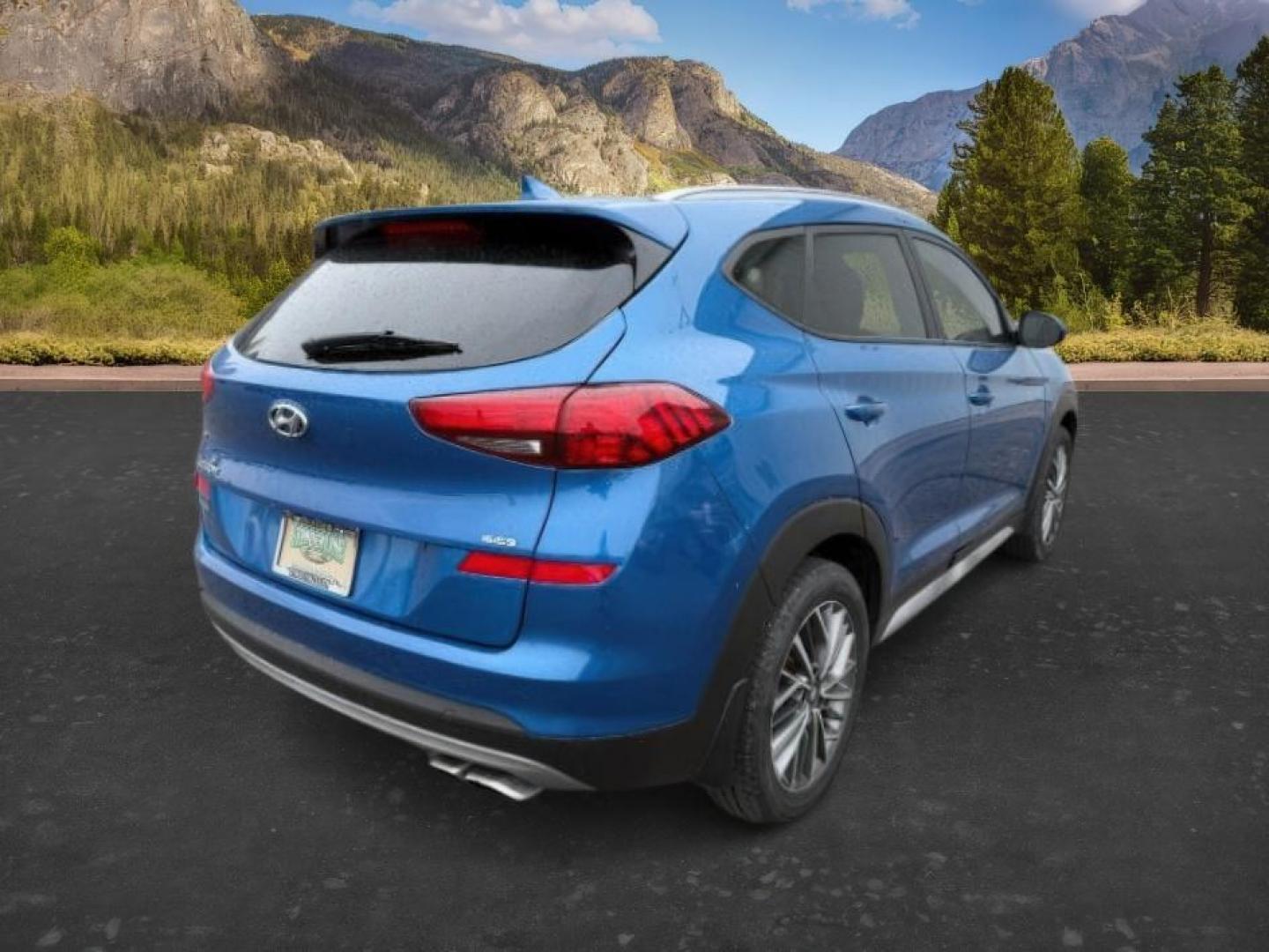 2019 BLUE /Black Hyundai Tucson (KM8J3CAL8KU) with an Theta 24L I-4 gasoline direct injection engine, Automatic transmission, located at 1175 N Woodruff Ave, Idaho Falls, ID, 83401, 43.506901, -111.999657 - At Timberline Auto, finding a great deal on your next vehicle is always easy! Our experienced sales staff's goal is to help find you the right vehicle at the right price! Our knowledgeable finance department has options for almost any credit score. We offer extended service contract options to prote - Photo#7