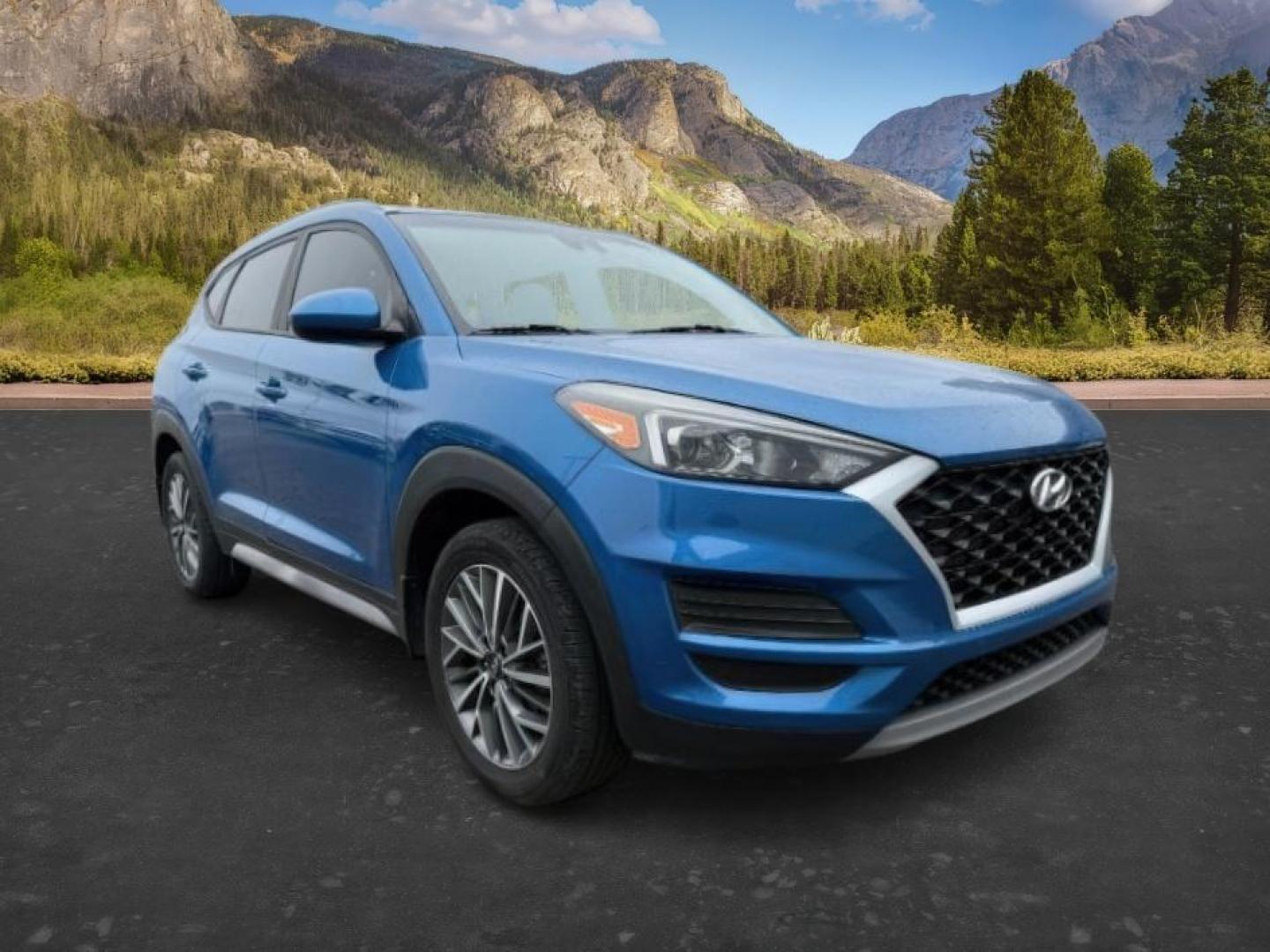 2019 BLUE /Black Hyundai Tucson (KM8J3CAL8KU) with an Theta 24L I-4 gasoline direct injection engine, Automatic transmission, located at 1175 N Woodruff Ave, Idaho Falls, ID, 83401, 43.506901, -111.999657 - At Timberline Auto, finding a great deal on your next vehicle is always easy! Our experienced sales staff's goal is to help find you the right vehicle at the right price! Our knowledgeable finance department has options for almost any credit score. We offer extended service contract options to prote - Photo#9