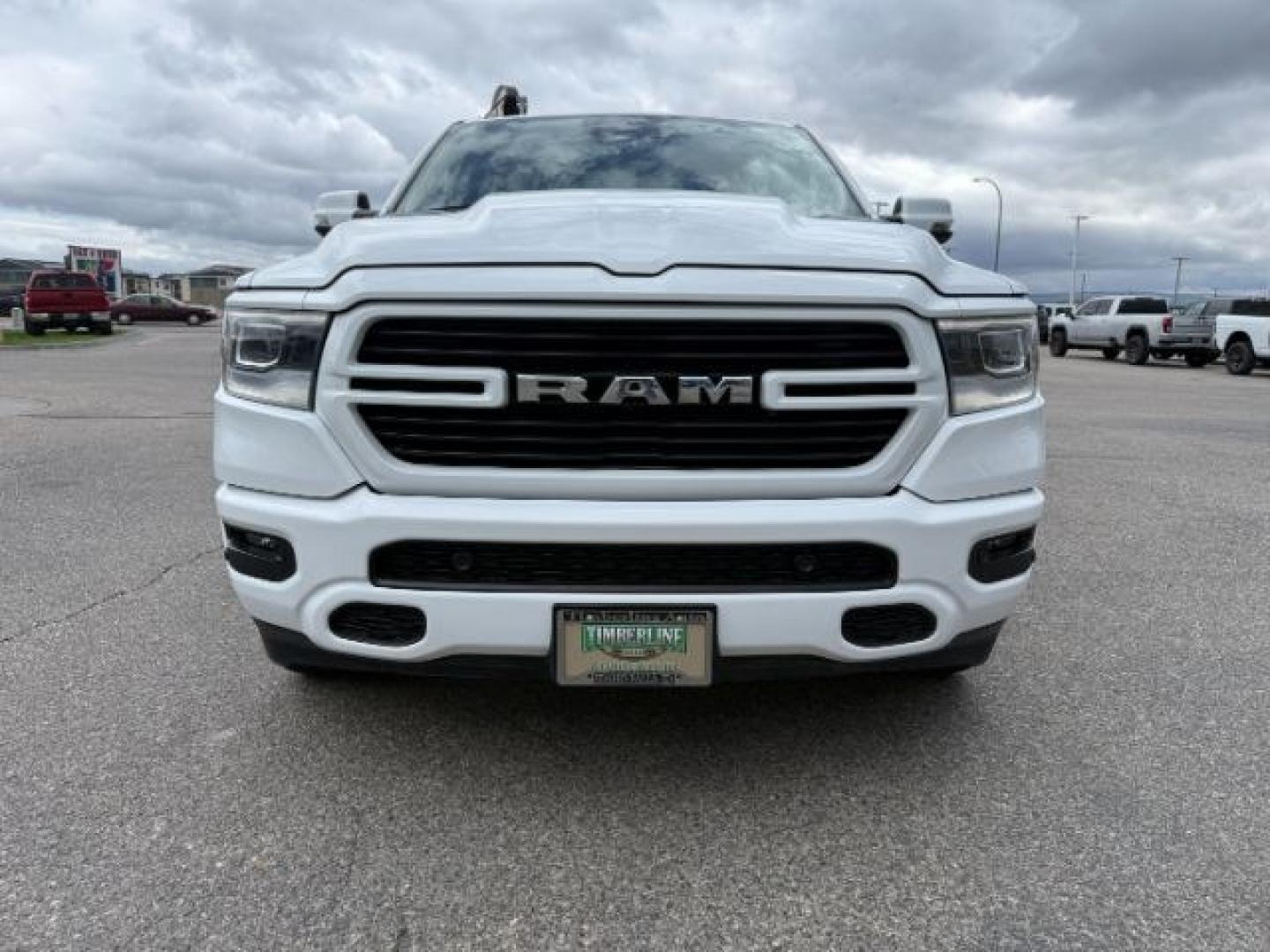 2023 WHITE /Black Ram 1500 (1C6SRFRT0PN) with an HEMI 57L V-8 variable valve control engine, Automatic transmission, located at 1175 N Woodruff Ave, Idaho Falls, ID, 83401, 43.506901, -111.999657 - At Timberline Auto, finding a great deal on your next vehicle is always easy! Our experienced sales staff's goal is to help find you the right vehicle at the right price! Our knowledgeable finance department has options for almost any credit score. We offer extended service contract options to prote - Photo#42