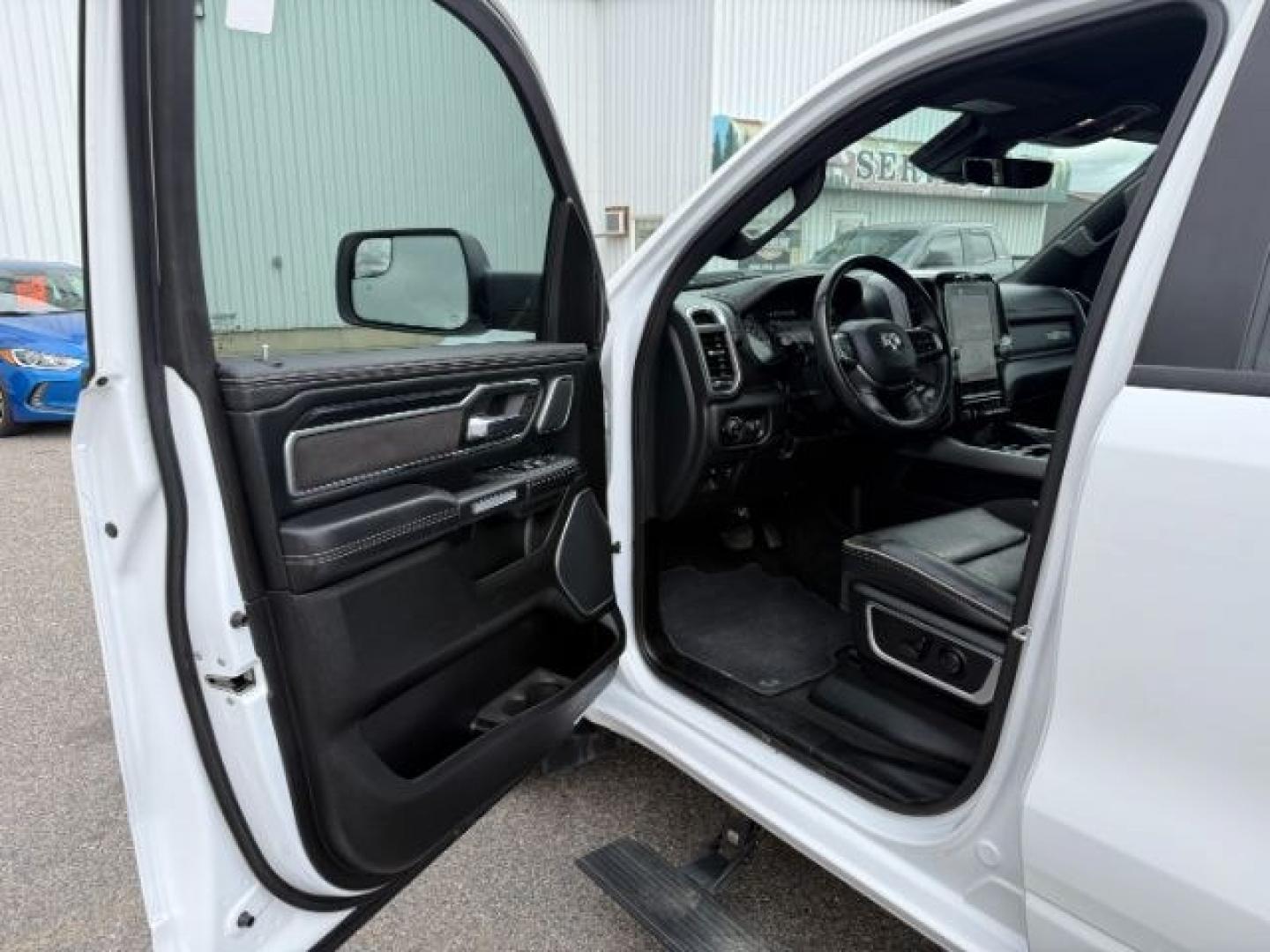 2023 WHITE /Black Ram 1500 (1C6SRFRT0PN) with an HEMI 57L V-8 variable valve control engine, Automatic transmission, located at 1175 N Woodruff Ave, Idaho Falls, ID, 83401, 43.506901, -111.999657 - At Timberline Auto, finding a great deal on your next vehicle is always easy! Our experienced sales staff's goal is to help find you the right vehicle at the right price! Our knowledgeable finance department has options for almost any credit score. We offer extended service contract options to prote - Photo#44