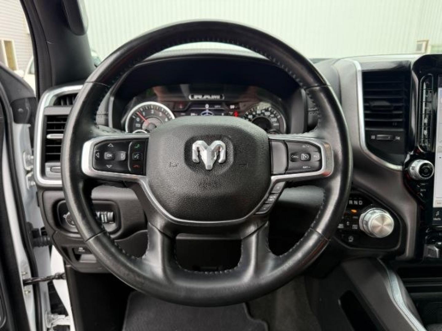 2023 WHITE /Black Ram 1500 (1C6SRFRT0PN) with an HEMI 57L V-8 variable valve control engine, Automatic transmission, located at 1175 N Woodruff Ave, Idaho Falls, ID, 83401, 43.506901, -111.999657 - At Timberline Auto, finding a great deal on your next vehicle is always easy! Our experienced sales staff's goal is to help find you the right vehicle at the right price! Our knowledgeable finance department has options for almost any credit score. We offer extended service contract options to prote - Photo#47