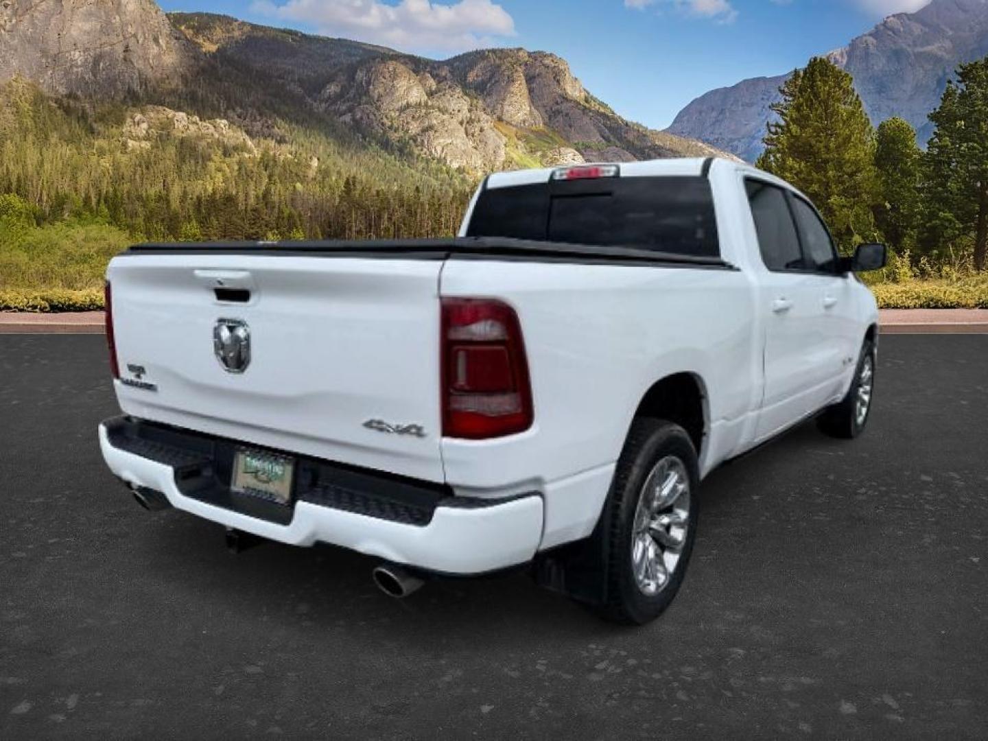 2023 WHITE /Black Ram 1500 (1C6SRFRT0PN) with an HEMI 57L V-8 variable valve control engine, Automatic transmission, located at 1175 N Woodruff Ave, Idaho Falls, ID, 83401, 43.506901, -111.999657 - At Timberline Auto, finding a great deal on your next vehicle is always easy! Our experienced sales staff's goal is to help find you the right vehicle at the right price! Our knowledgeable finance department has options for almost any credit score. We offer extended service contract options to prote - Photo#6