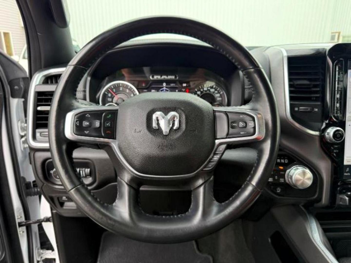 2023 WHITE /Black Ram 1500 (1C6SRFRT0PN) with an HEMI 57L V-8 variable valve control engine, Automatic transmission, located at 1175 N Woodruff Ave, Idaho Falls, ID, 83401, 43.506901, -111.999657 - At Timberline Auto, finding a great deal on your next vehicle is always easy! Our experienced sales staff's goal is to help find you the right vehicle at the right price! Our knowledgeable finance department has options for almost any credit score. We offer extended service contract options to prote - Photo#14