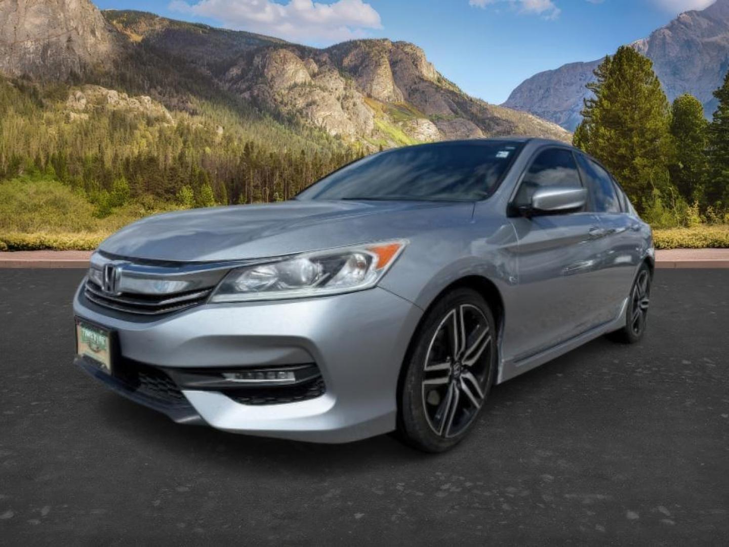 2017 SILVER /Black Honda Accord Sport (1HGCR2F50HA) with an 2.4L I-4 gasoline direct injection engine, AUTOMATIC transmission - At Timberline Auto, finding a great deal on your next vehicle is always easy! Our experienced sales staff's goal is to help find you the right vehicle at the right price! Our knowledgeable finance department has options for almost any credit score. We offer extended service contract options to prote - Photo#0