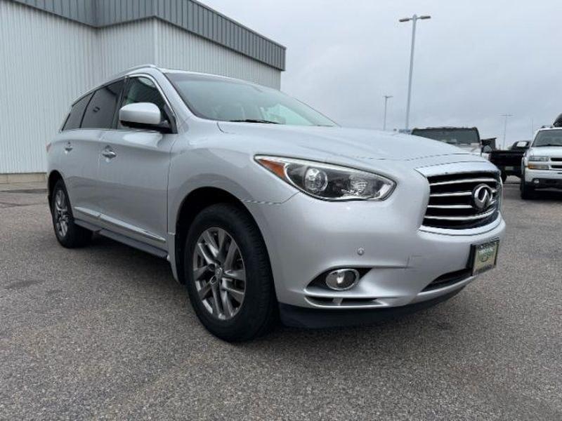 2013 Liquid Platinum /Graphite INFINITI JX35 Base (5N1AL0MM9DC) with an V6, 3.5L engine, CVT transmission, located at 1175 N Woodruff Ave, Idaho Falls, ID, 83401, 43.506901, -111.999657 - <b>Vehicle Details</b><br>Experience refined versatility in this pre-owned 2013 INFINITI JX35 Base AWD, now available in Idaho Falls, ID. Powered by a strong V6, 3.5L gasoline engine, this luxury crossover delivers confident performance, smooth acceleration, and the composed handling you want for da- Photo#10