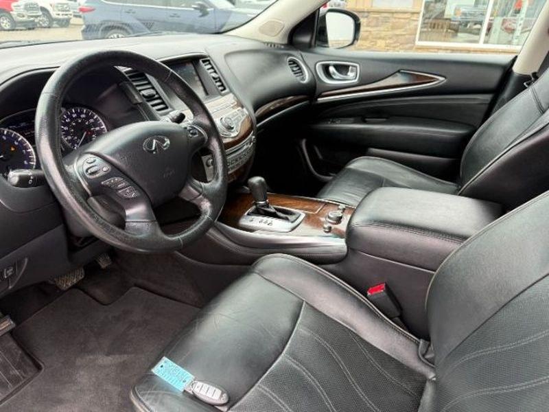 2013 Liquid Platinum /Graphite INFINITI JX35 Base (5N1AL0MM9DC) with an V6, 3.5L engine, CVT transmission, located at 1175 N Woodruff Ave, Idaho Falls, ID, 83401, 43.506901, -111.999657 - <b>Vehicle Details</b><br>Experience refined versatility in this pre-owned 2013 INFINITI JX35 Base AWD, now available in Idaho Falls, ID. Powered by a strong V6, 3.5L gasoline engine, this luxury crossover delivers confident performance, smooth acceleration, and the composed handling you want for da- Photo#16