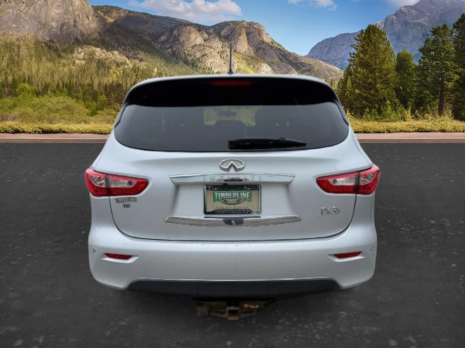 2013 SILVER /CLOTH Infiniti JX35 (5N1AL0MM9DC) with an 35L V6 engine, Automatic transmission, located at 1175 N Woodruff Ave, Idaho Falls, ID, 83401, 43.506901, -111.999657 - 2013 Infiniti JX35 powered by a 3.5L V6 engine paired with a CVT automatic transmission. Premium 7-passenger luxury SUV offering strong everyday performance and smooth highway driving. Features include leather-appointed seating, three-row configuration, tri-zone climate control, Bluetooth connectivi - Photo#3