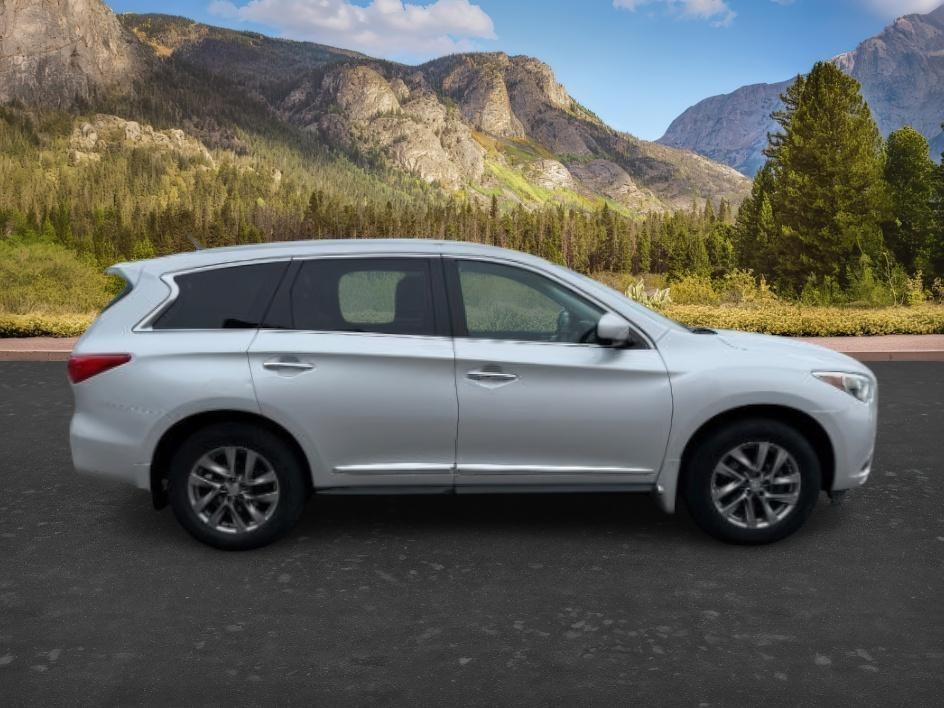 2013 SILVER /CLOTH Infiniti JX35 (5N1AL0MM9DC) with an 35L V6 engine, Automatic transmission, located at 1175 N Woodruff Ave, Idaho Falls, ID, 83401, 43.506901, -111.999657 - 2013 Infiniti JX35 powered by a 3.5L V6 engine paired with a CVT automatic transmission. Premium 7-passenger luxury SUV offering strong everyday performance and smooth highway driving. Features include leather-appointed seating, three-row configuration, tri-zone climate control, Bluetooth connectivi - Photo#9