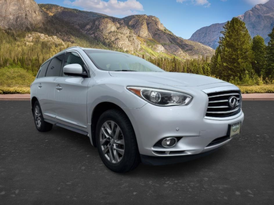 2013 SILVER /CLOTH Infiniti JX35 (5N1AL0MM9DC) with an 35L V6 engine, Automatic transmission, located at 1175 N Woodruff Ave, Idaho Falls, ID, 83401, 43.506901, -111.999657 - 2013 Infiniti JX35 powered by a 3.5L V6 engine paired with a CVT automatic transmission. Premium 7-passenger luxury SUV offering strong everyday performance and smooth highway driving. Features include leather-appointed seating, three-row configuration, tri-zone climate control, Bluetooth connectivi - Photo#10