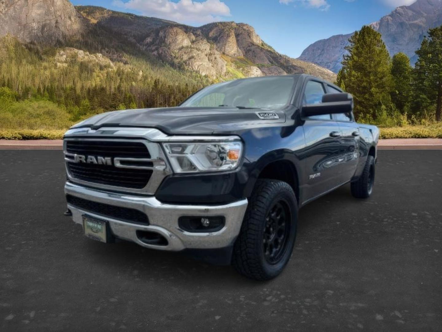 2019 GRAY /CLOTH Ram 1500 Crew Cab (1C6SRFMTXKN) with an 57L V8 engine, Automatic transmission, located at 1175 N Woodruff Ave, Idaho Falls, ID, 83401, 43.506901, -111.999657 - At Timberline Auto, finding a great deal on your next vehicle is always easy! Our experienced sales staff goal is to help find you the right vehicle at the right price! Our knowledgeable finance department has options for almost any credit score. We offer extended service contract options to prot - Photo#0