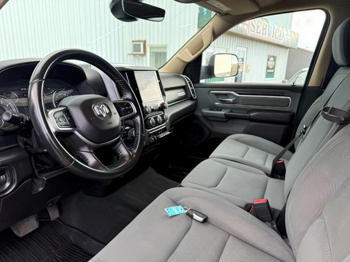 2019 GRAY /CLOTH Ram 1500 Crew Cab (1C6SRFMTXKN) with an 57L V8 engine, Automatic transmission, located at 1175 N Woodruff Ave, Idaho Falls, ID, 83401, 43.506901, -111.999657 - At Timberline Auto, finding a great deal on your next vehicle is always easy! Our experienced sales staff goal is to help find you the right vehicle at the right price! Our knowledgeable finance department has options for almost any credit score. We offer extended service contract options to prot - Photo#14