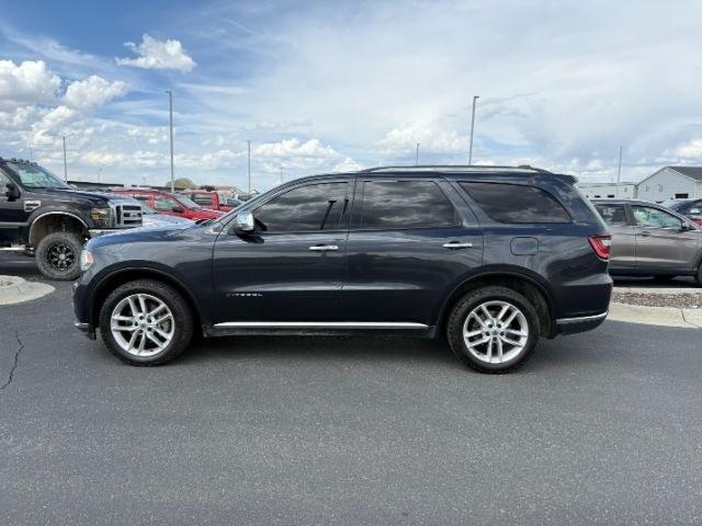 2015 GRAY /Black Dodge Durango (1C4RDJEG8FC) with an 36L V-6 DOHC engine, Automatic transmission, located at 1175 N Woodruff Ave, Idaho Falls, ID, 83401, 43.506901, -111.999657 - Photo#1