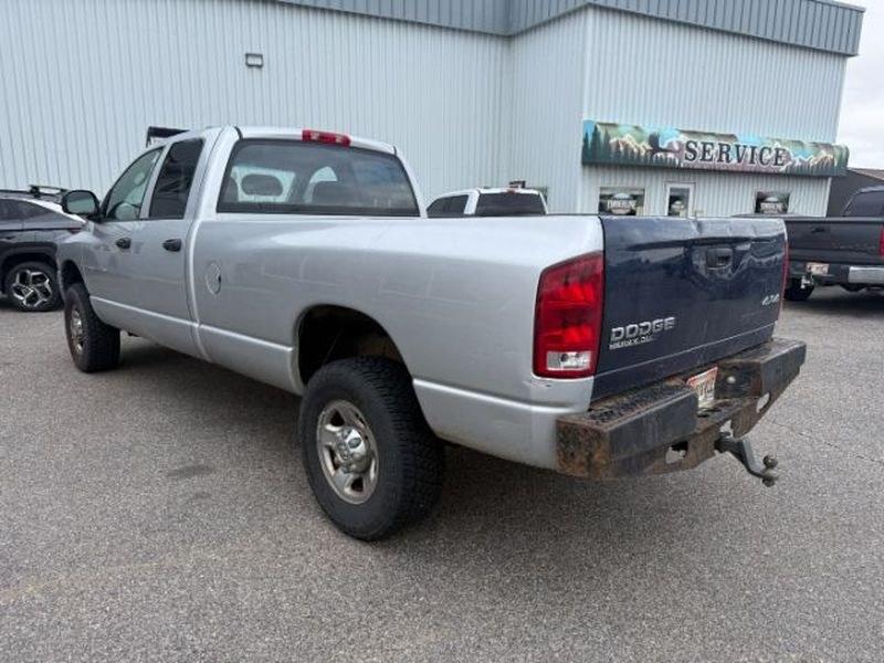 2004 Bright Silver Metallic Clearcoat /Dark Slate Gray Dodge Ram Pickup SLT (3D7KU28C54G) with an 6 Cyl, 5.9L engine, 4-speed automatic transmission, located at 1175 N Woodruff Ave, Idaho Falls, ID, 83401, 43.506901, -111.999657 - <b>Vehicle Details</b><br>Powerful, capable, and ready for work or weekend adventure, this 2004 Dodge Ram Pickup 2500 SLT/Laramie 4WD is a heavy-duty diesel truck built to handle demanding jobs with confidence. Equipped with the legendary 6-cylinder, 5.9L Diesel engine, it delivers the torque and du- Photo#2