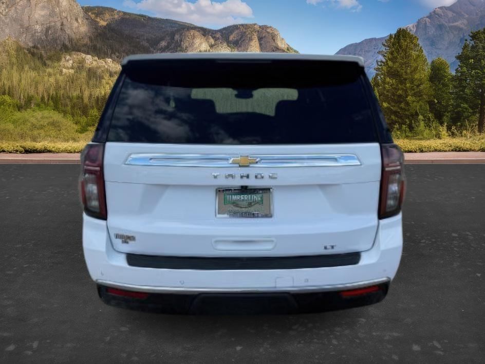 2023 WHITE /Jet Black Chevrolet Tahoe LT (1GNSKNKD5PR) with an EcoTec3 5.3L V-8 gasoline direct injection engine, AUTOMATIC transmission, located at 1235 N Woodruff Ave., Idaho Falls, 83401, (208) 523-1053, 43.507172, -112.000488- Photo#3