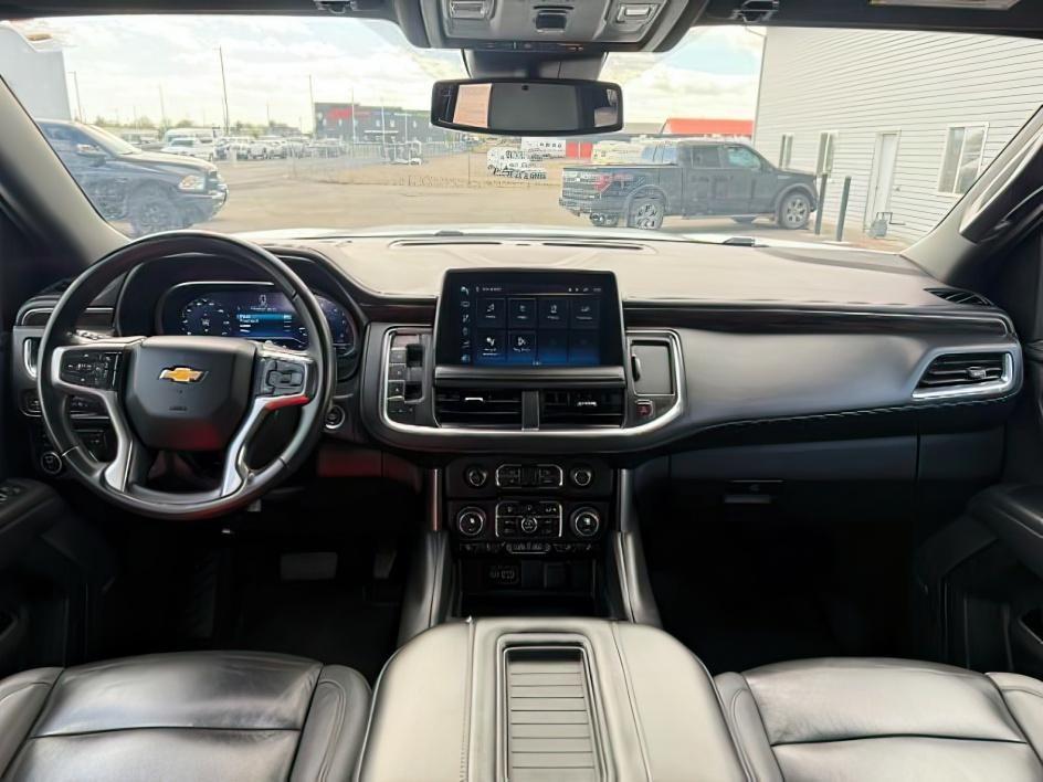 2023 WHITE /Jet Black Chevrolet Tahoe LT (1GNSKNKD5PR) with an EcoTec3 5.3L V-8 gasoline direct injection engine, AUTOMATIC transmission, located at 1235 N Woodruff Ave., Idaho Falls, 83401, (208) 523-1053, 43.507172, -112.000488- Photo#27