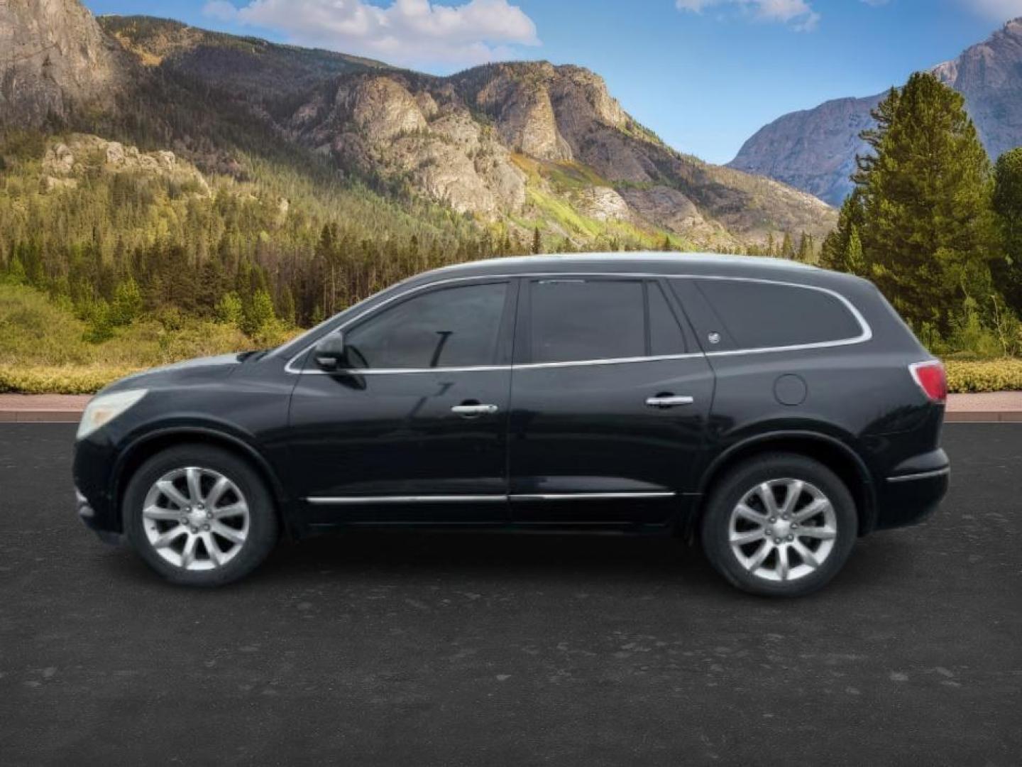 2014 BLACK /Titanium Buick Enclave Premium AWD (5GAKVCKD8EJ) with an 3.6L V6 DOHC 24V engine, 6-Speed Automatic Overdrive transmission, located at 1235 N Woodruff Ave., Idaho Falls, 83401, (208) 523-1053, 43.507172, -112.000488 - At Timberline Auto, finding a great deal on your next vehicle is always easy! Our experienced sales staff goal is to help find you the right vehicle at the right price! Our knowledgeable finance department has options for almost any credit score. We offer extended service contract options to prot - Photo#0